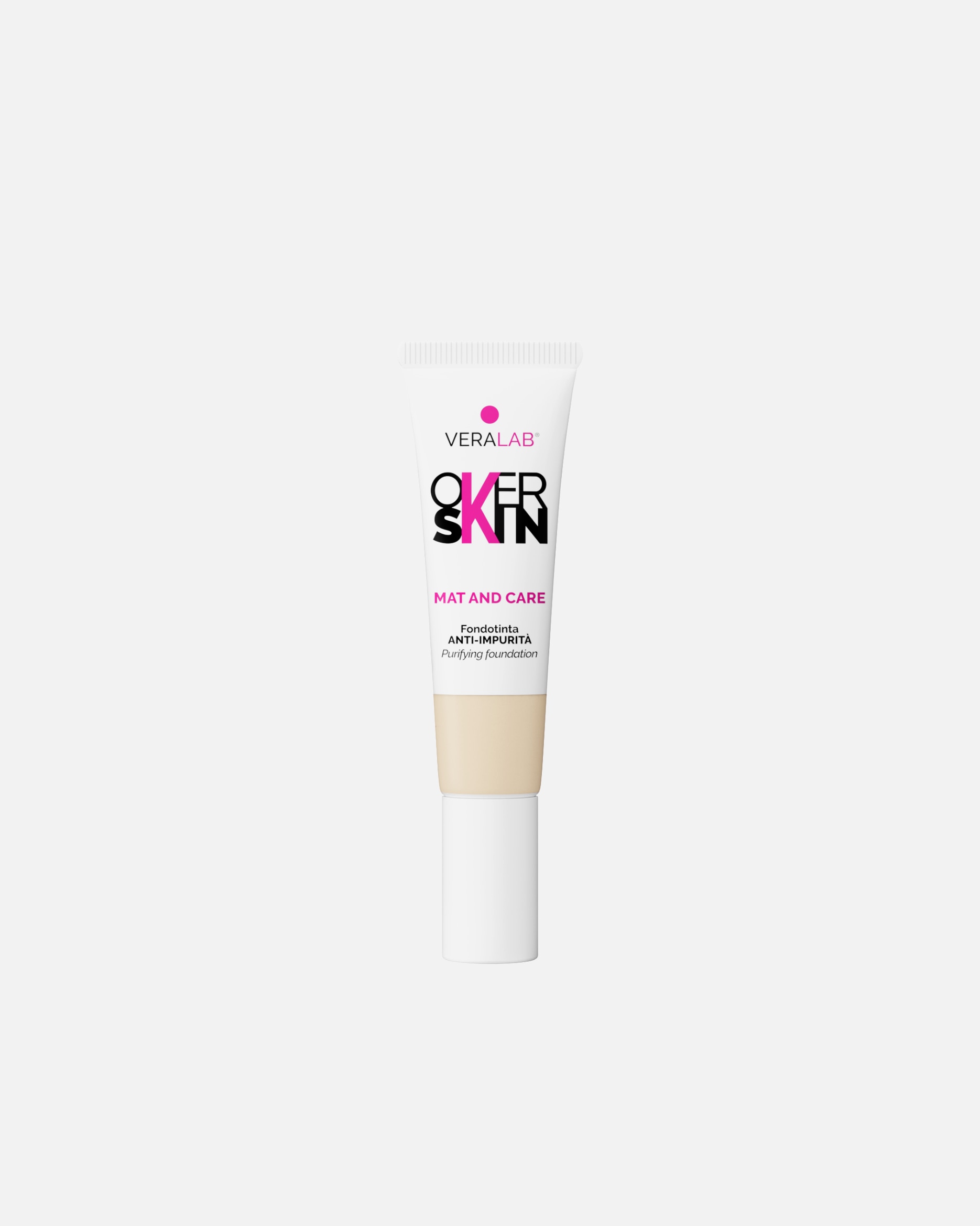Fondotinta di Unisex OVERSKIN Default Brand Line MAT AND CARE FOUNDATION 1.5