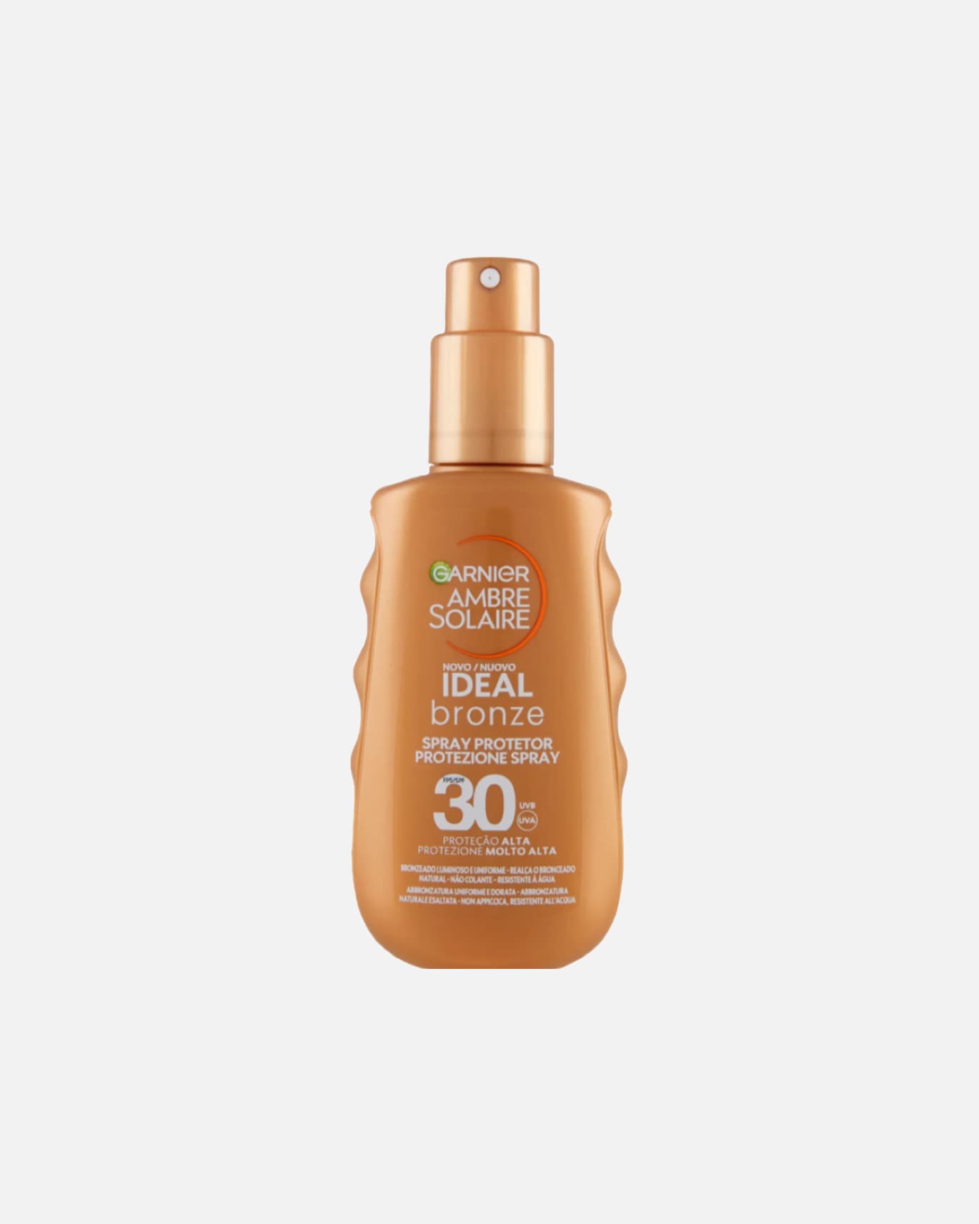 Crema solare di Unisex GARNIER Ambre Solaire Ideal Bronze Spray Protettivo SPF 30 150 ml