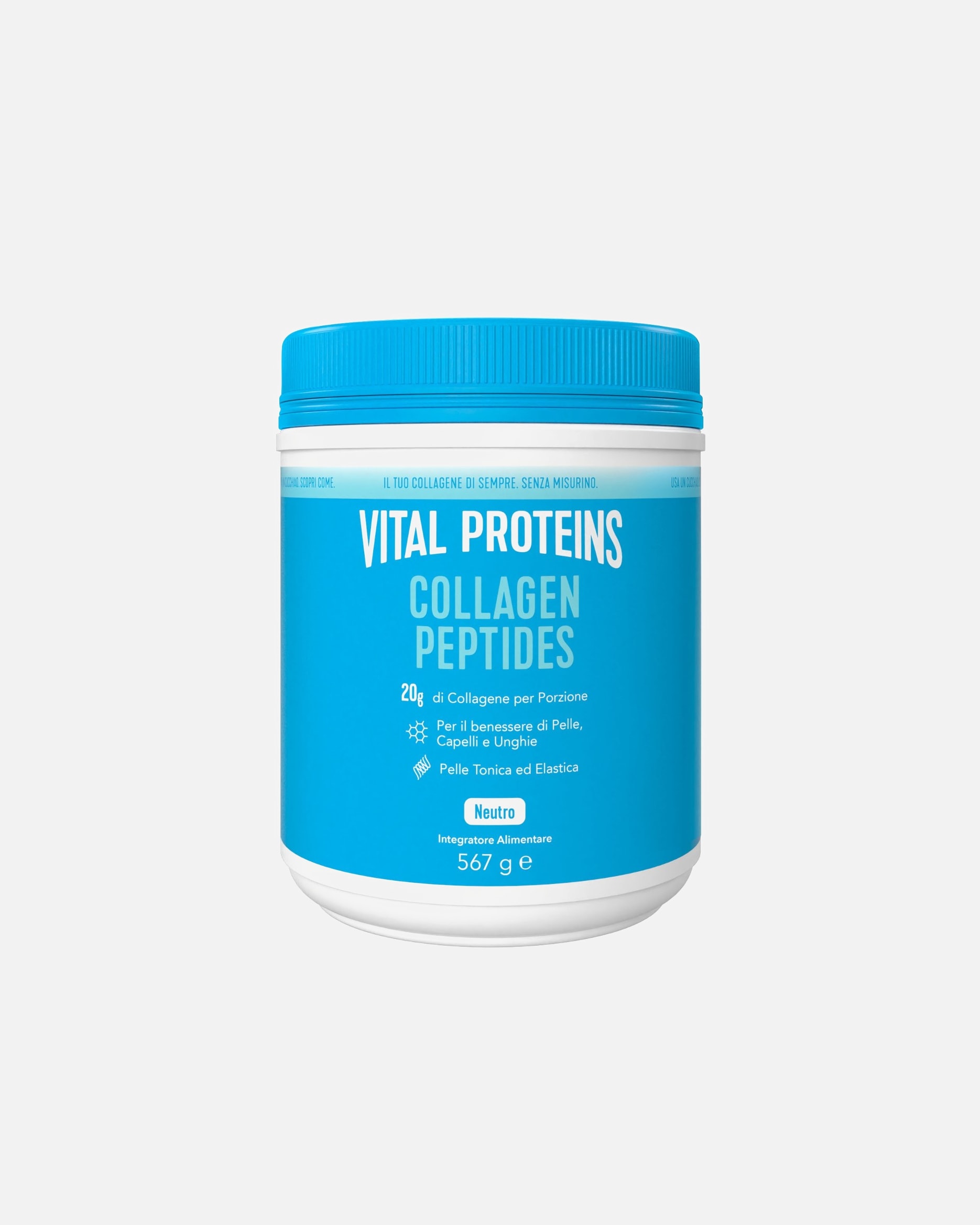 Integratori per la pelle di Unisex Vital Proteins COLLAGEN PEPTIDES NEUTRO Integratore di collagene 567 g