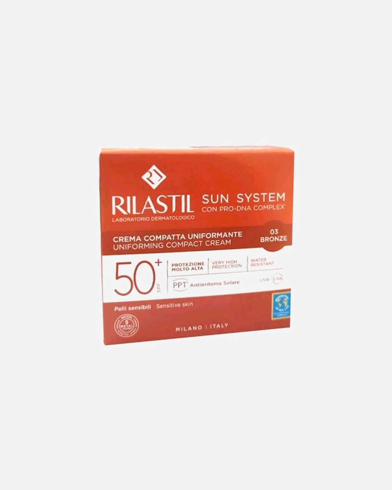 Fondotinta di Unisex RILASTIL Sun System SPF50+ Fondotinta 03 Bronze