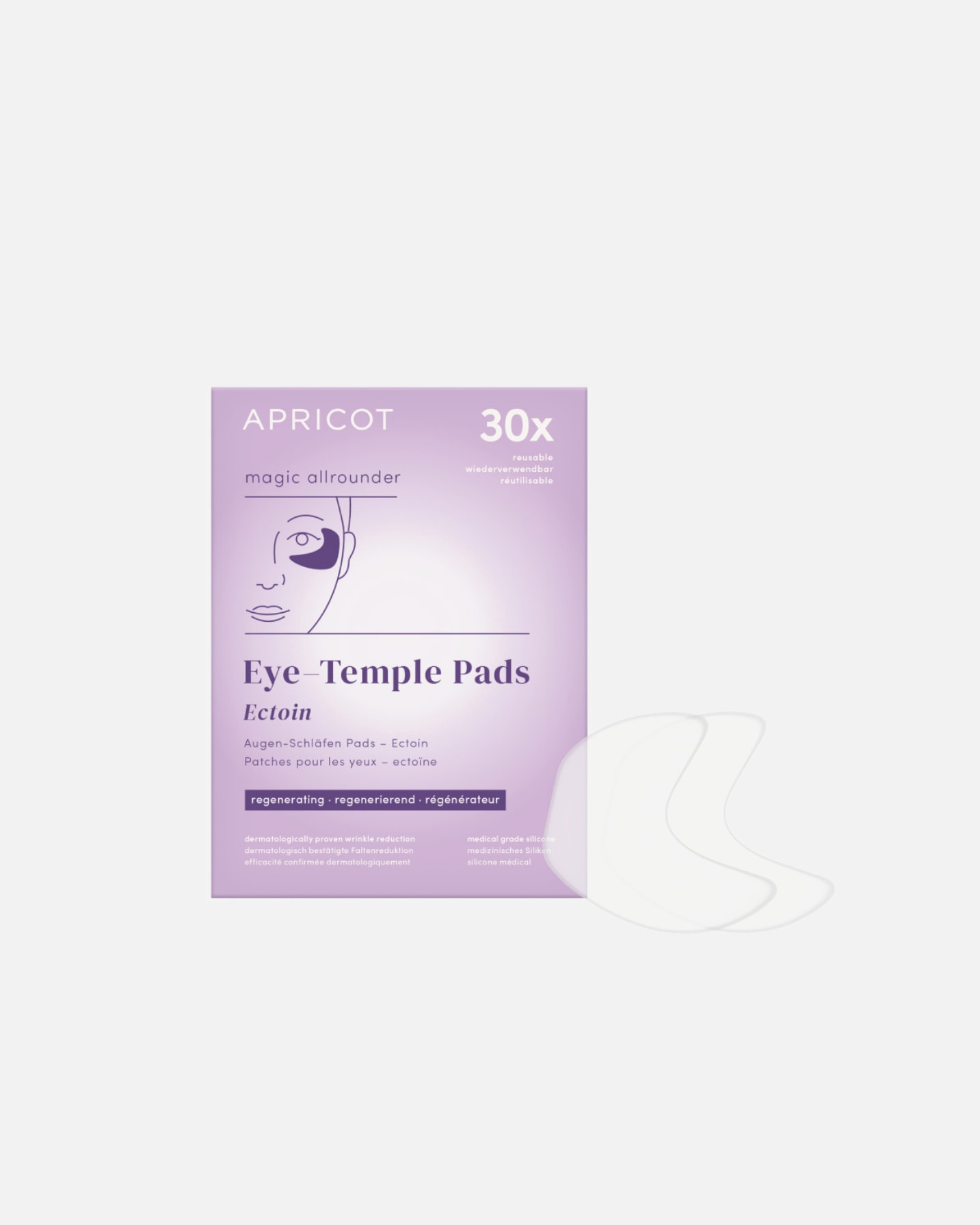 Maschera Occhi di Unisex Apricot Eye-Temple Pads 17 g