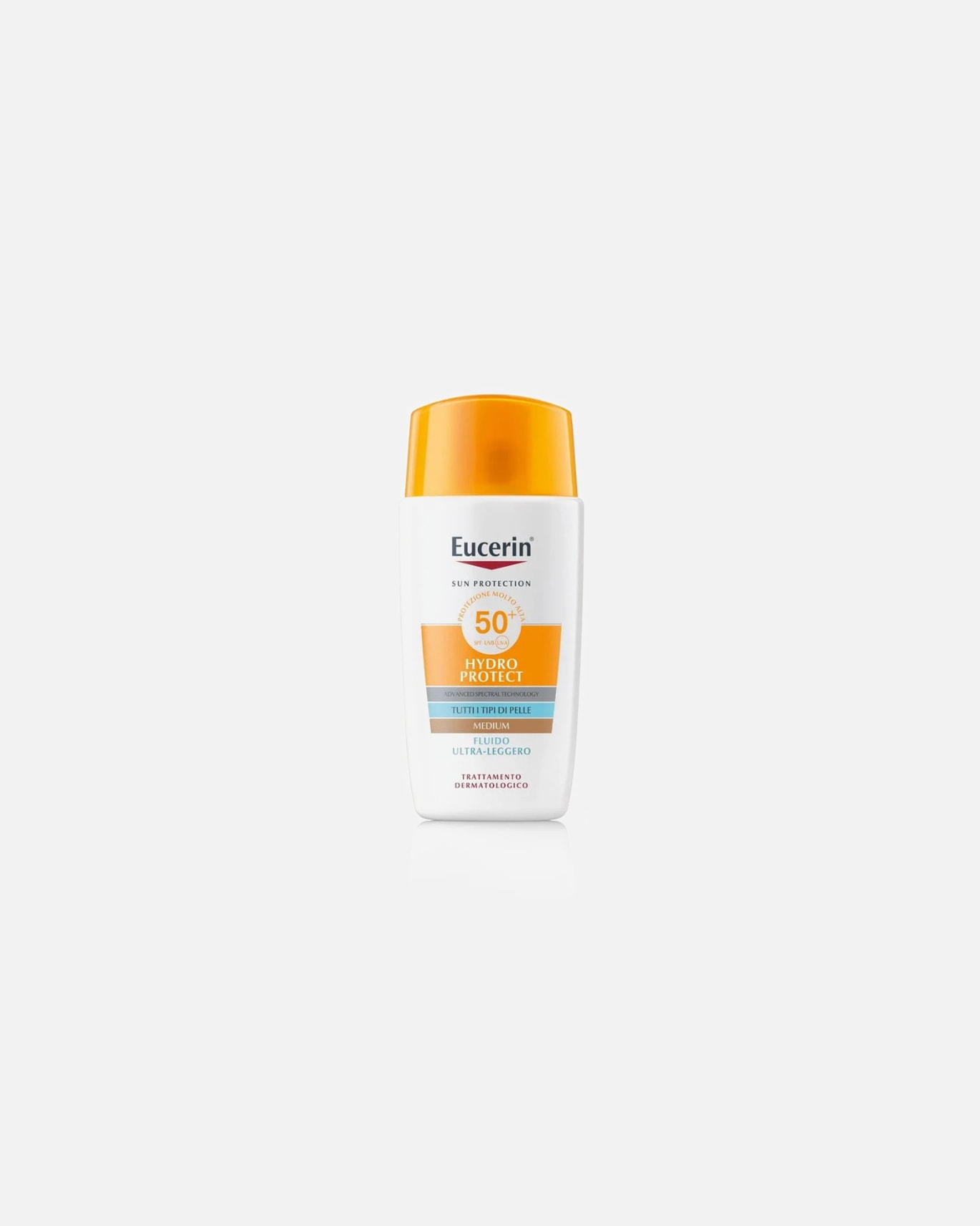 Crema solare per il viso di Unisex Eucerin Fluido Ultra-Leggero Colorato SPF50 50 ml