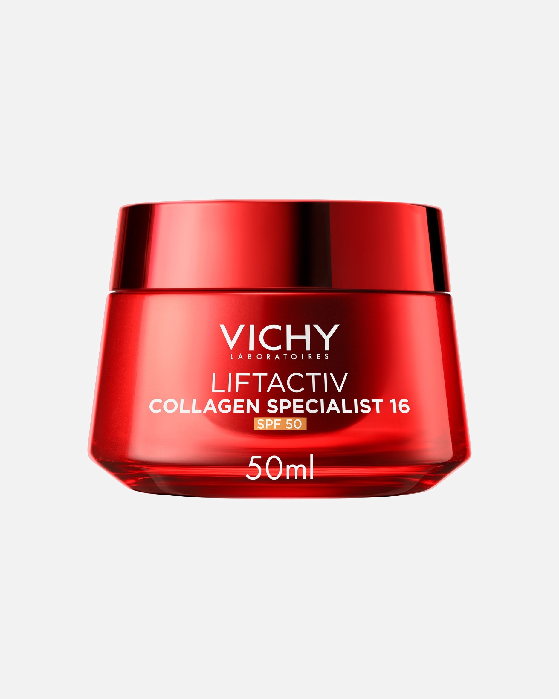 Crema da Giorno di Unisex Vichy Anti-età Liftactiv Collagen Specialist 16, Crema Viso Anti-Età SPF50 Ricaricabile 50 ml