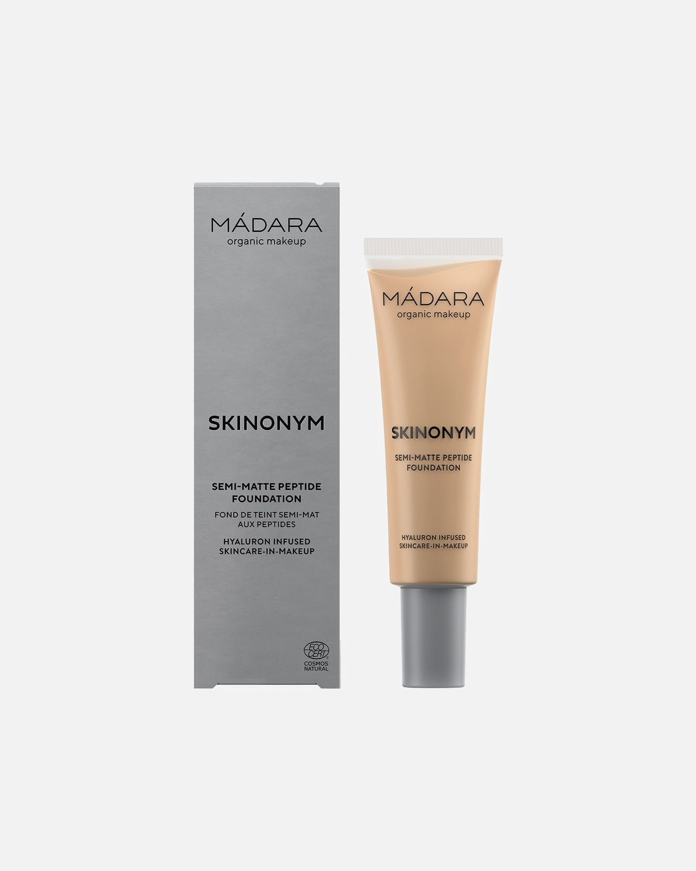 Fondotinta di Unisex MÁDARA SKINONYM Semi-Matte Peptid Nr. 40 - Sand
