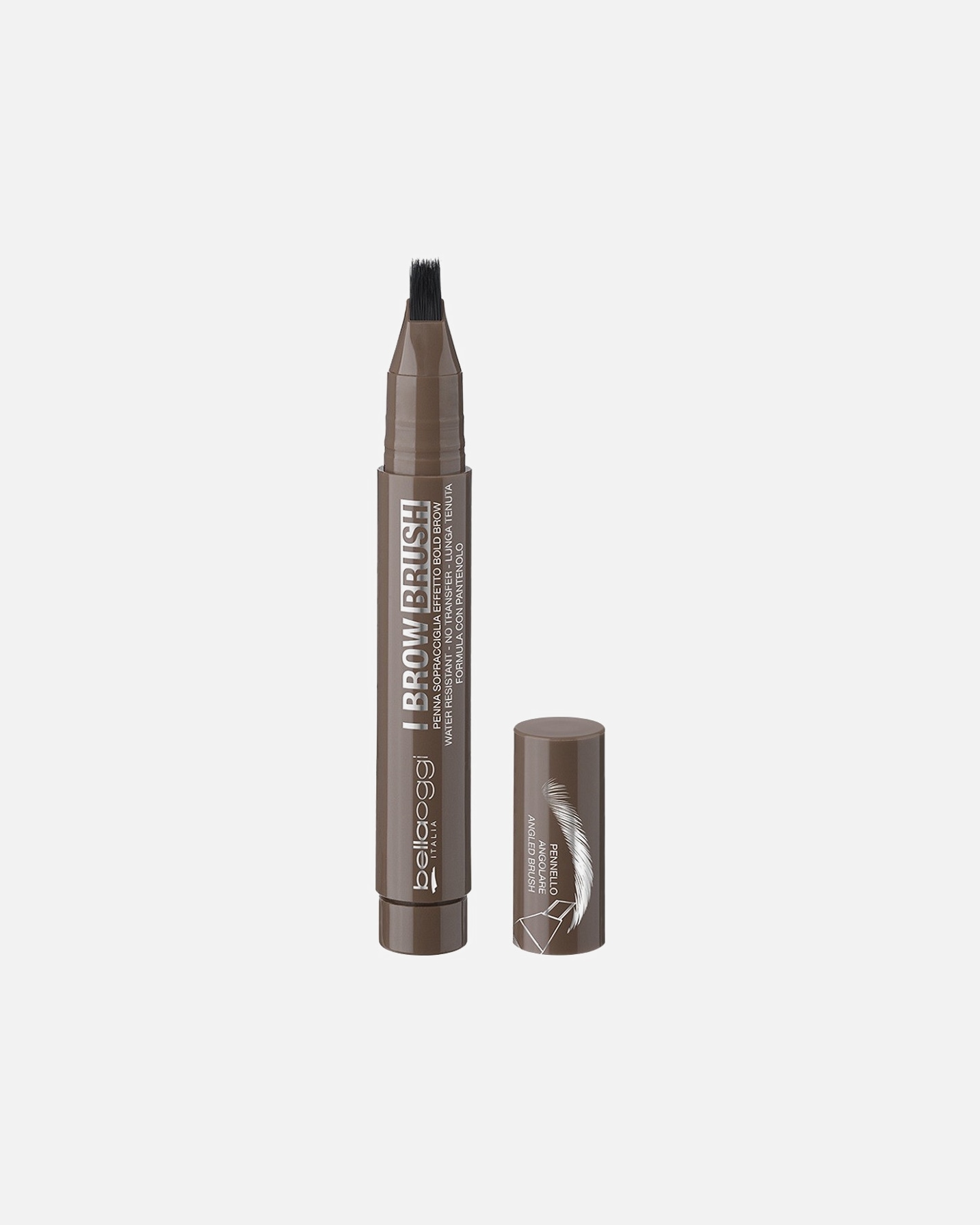 Gel sopracciglia di Unisex bellaoggi I BROW BRUSH 4 - BLACK BROWN