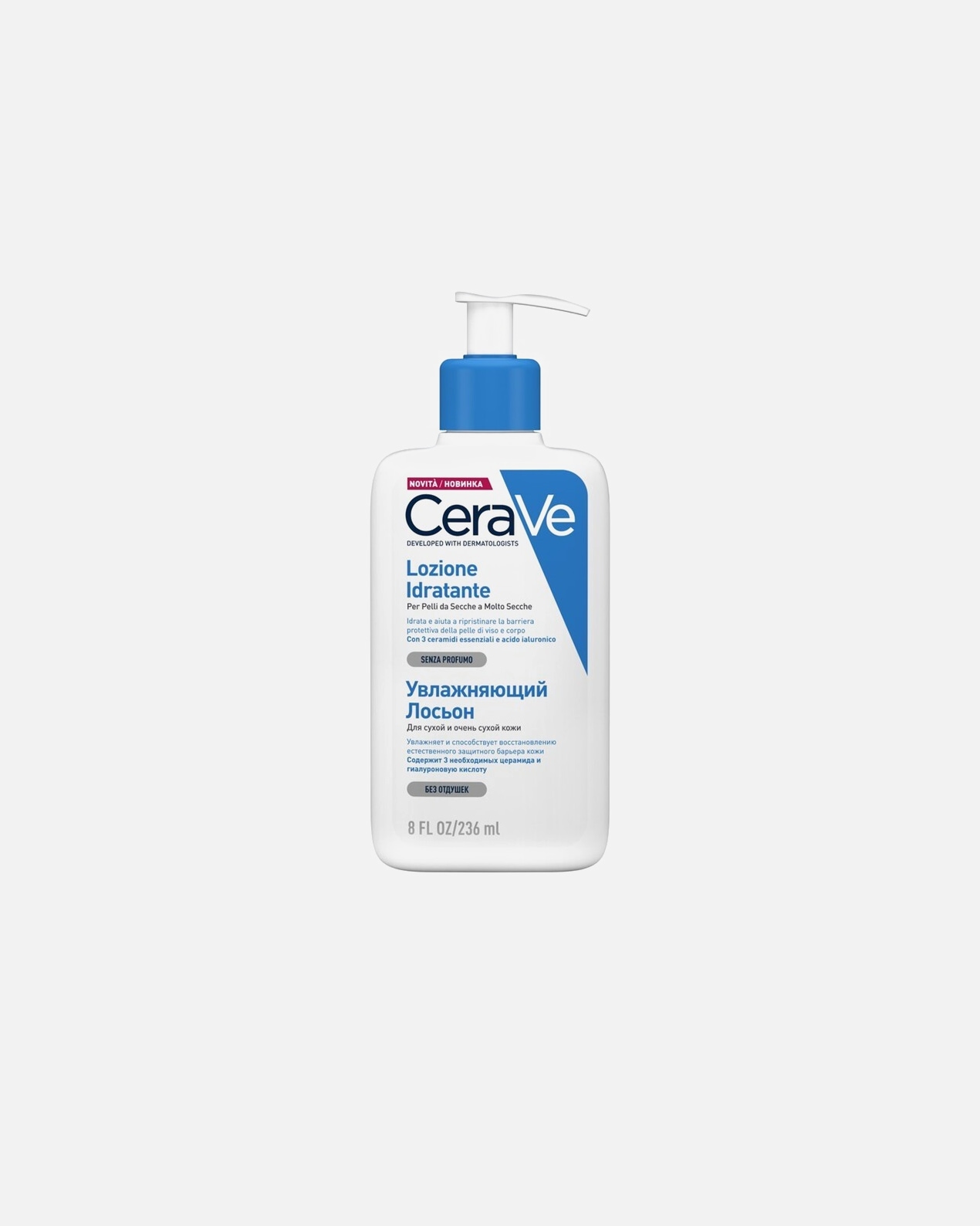Lozione corpo di Unisex CeraVe Lozione Idratante Corpo Per pelli da normali a secche per il corpo e il viso 236 ml