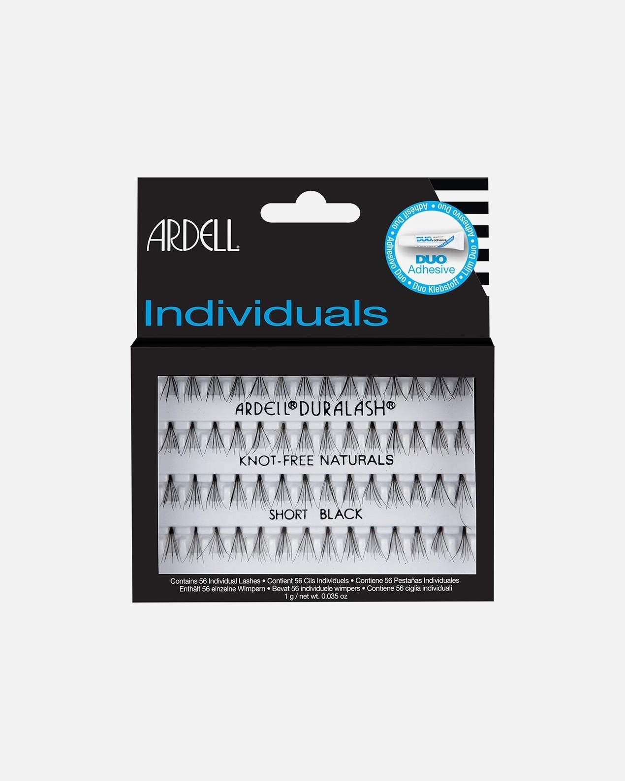 Ciglia finte di Unisex Ardell Fashion Lashes Individuals Short Blk 1 pz