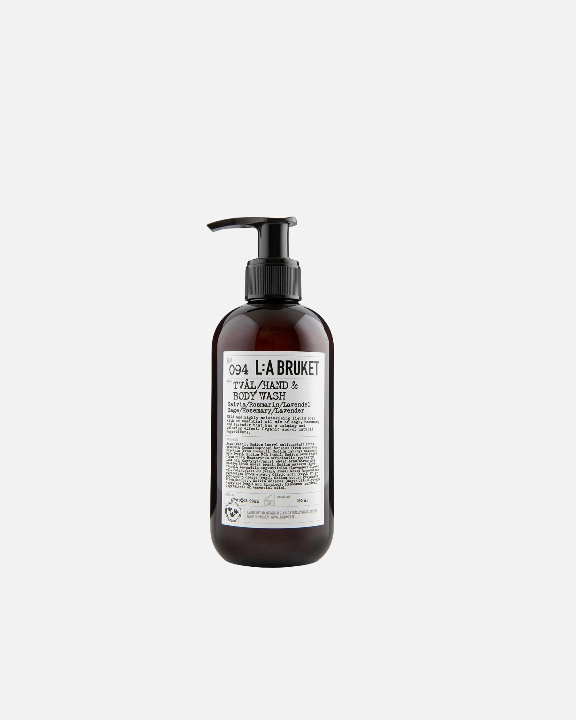 Sapone corpo di Unisex L:A BRUKET No. 094 Liquid Soap 240 Millilitro