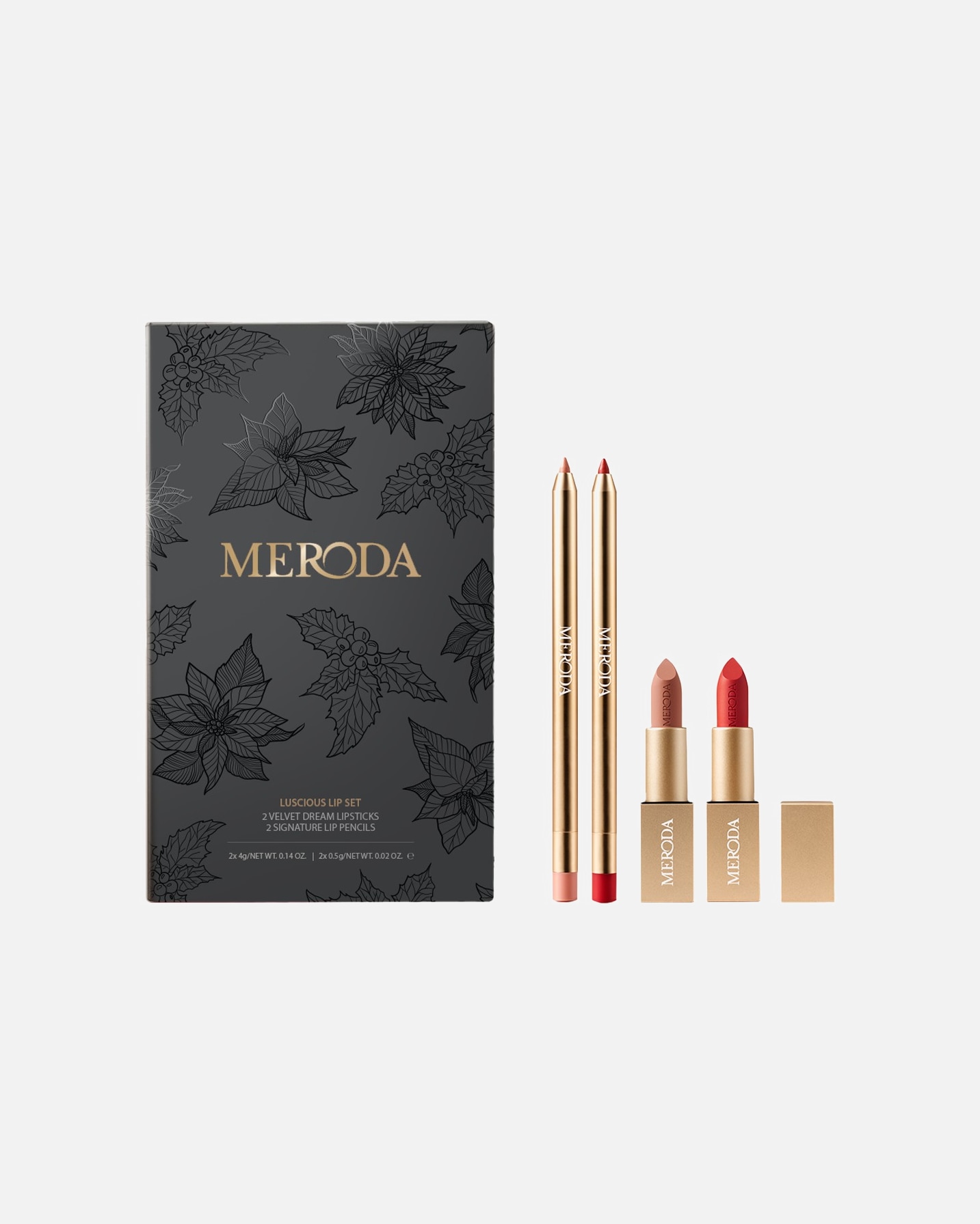 Set per il trucco delle labbra di Unisex Meroda Luscious Lip Set - Limited Edition 1 pezzo