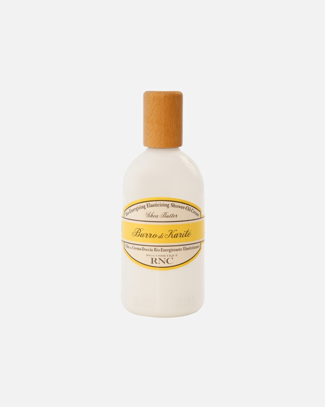 Bagnoschiuma di Femmina RNC 1838 Rancè Beurre de Karité Huile en Creme-Douche Bio-Énergisant Élastifiant 500 ml