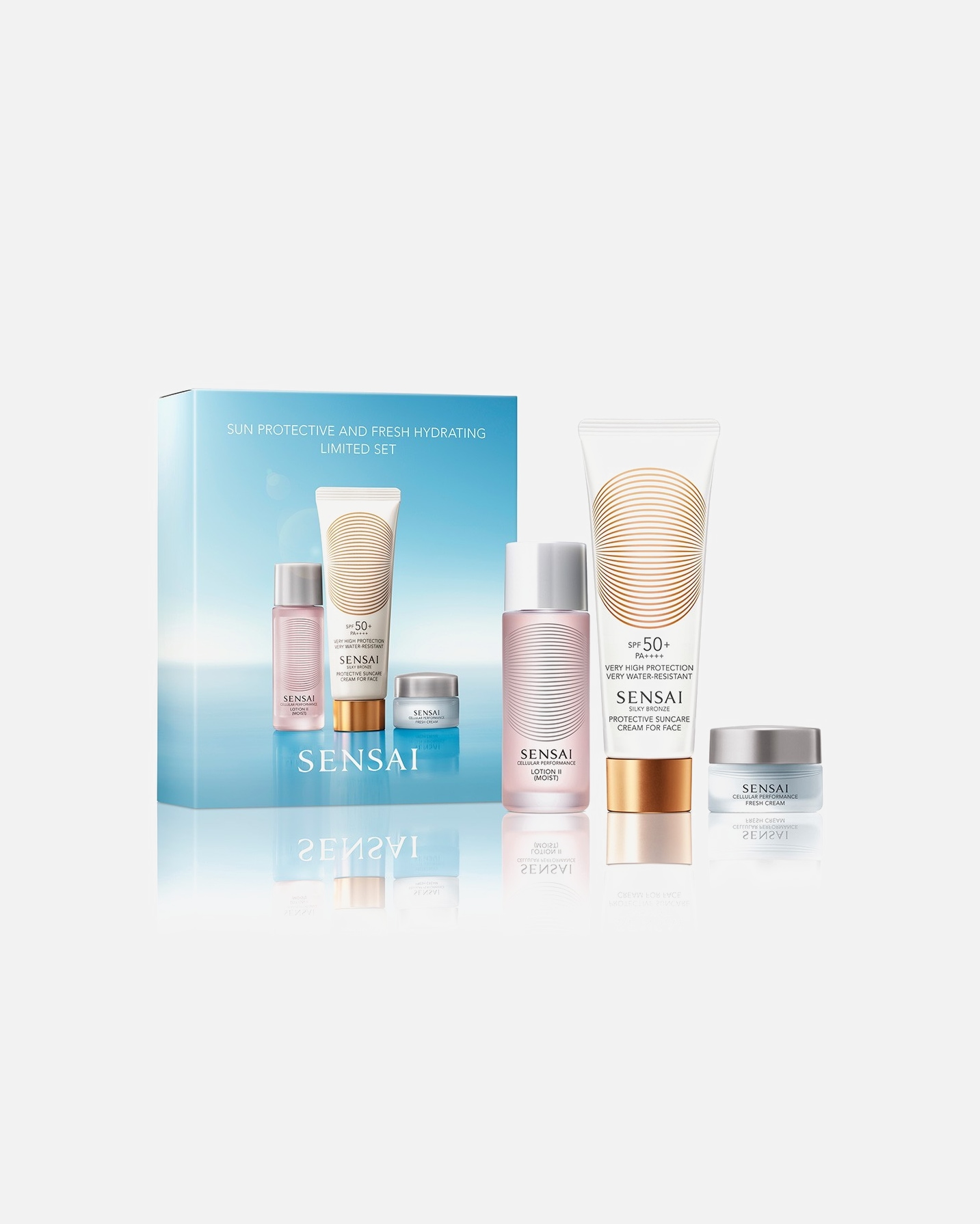 Set cura del viso di Unisex SENSAI Sensai Silky Bronze SUN PROTECTIVE AND FRESH HYDRATING LTD 1 pezzo