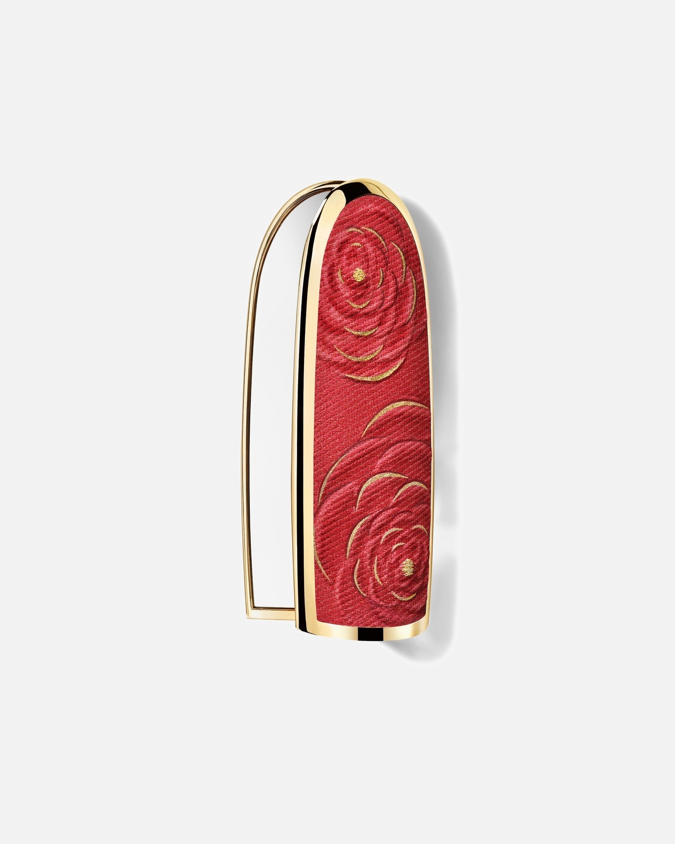 Accessori per il make up di Unisex Guerlain Rouge G La cover gioiello con doppio specchio RED ROSE - Edizione limitata Blooming Denim