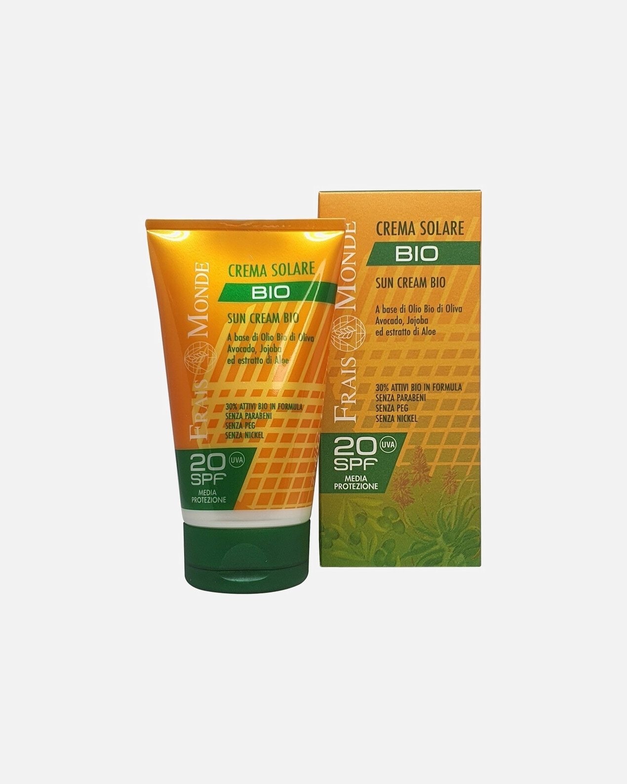 Crema solare di Unisex FRAIS MONDE Crema Solare Bio Spf20 150 ml