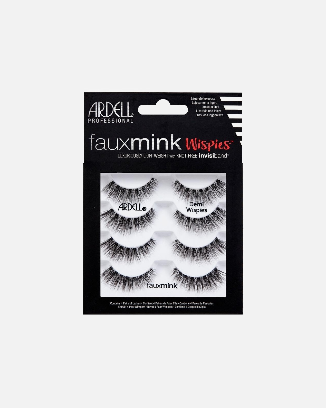 Ciglia finte di Unisex Ardell Fashion Lashes Faux Mink Faux Mink Multi Demi Wispies 1 pezzo