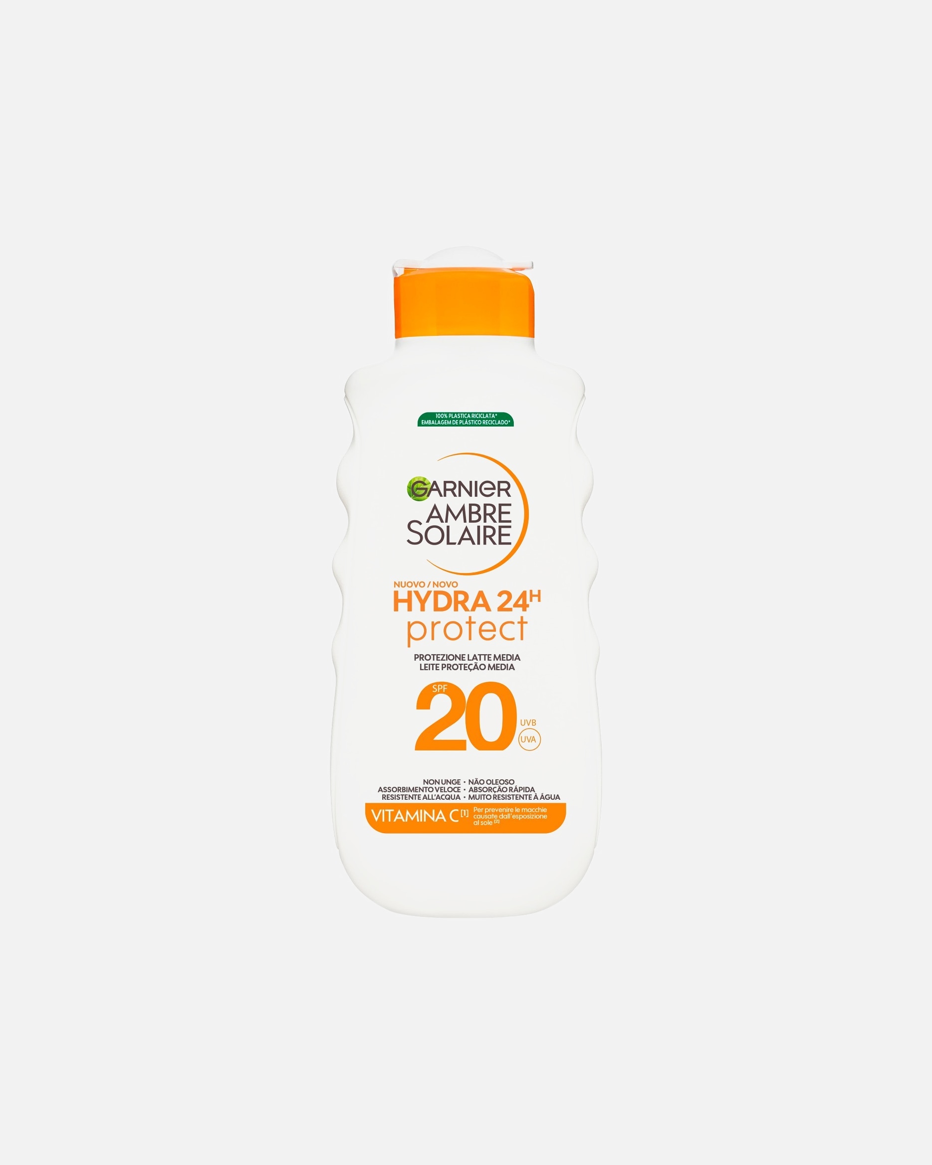 Crema solare di Unisex GARNIER Ambre Solaire Hydra 24H Protect Latte SPF20 150 ml