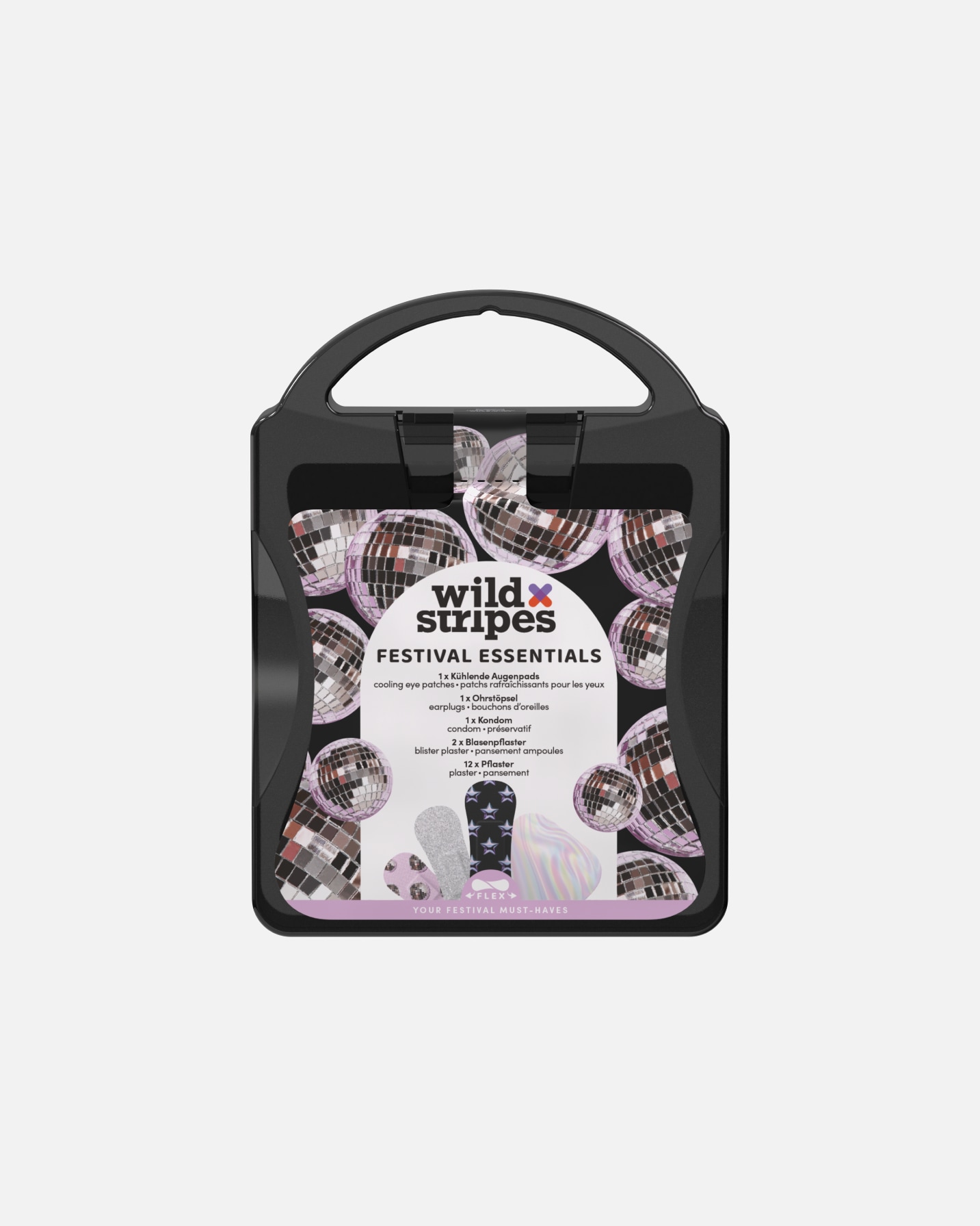 Set cura del viso di Unisex Wild Stripes Default Brand Line First Aid Kit Festival - kit di pronto soccorso 1 pezzo