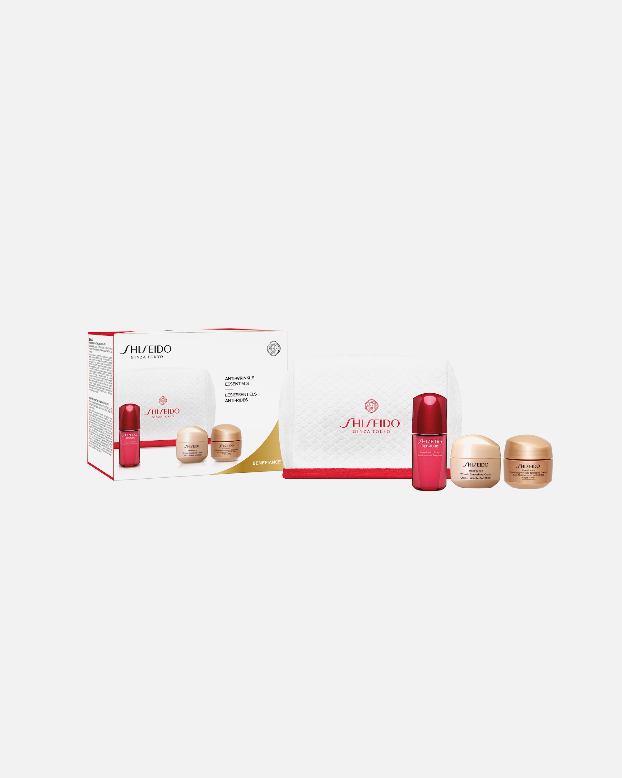 ESCLUSIVA ONLINE DOUGLAS Anti wrinkle kit in omaggio all'acquisto di 99€ in prodotti Shiseido. Esclusi i prodotti Douglas Partner.