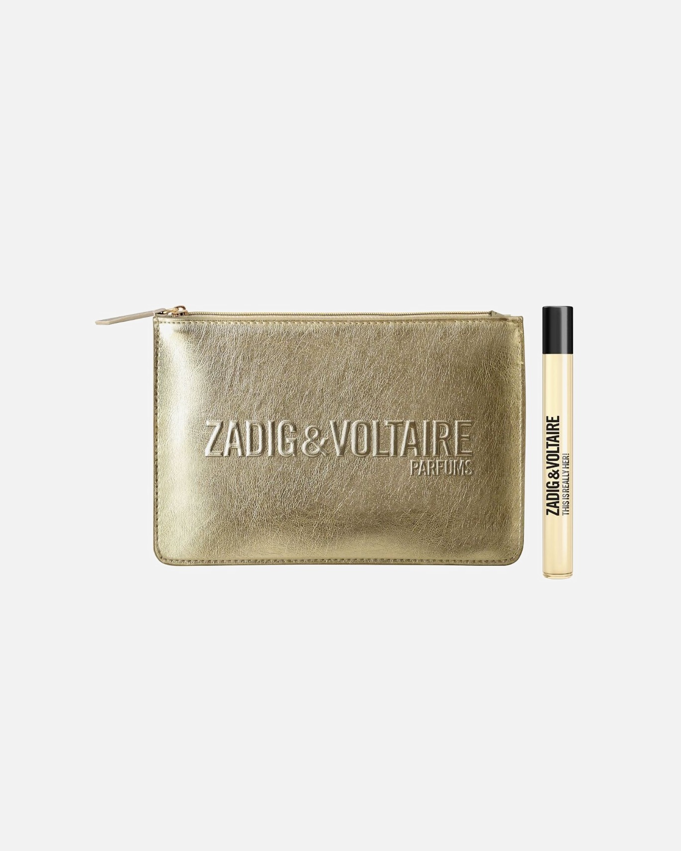di Femmina Omaggio: Flat pouch - Zadig & Voltaire ESCLUSIVA DOUGLAS Pouch e minisize in omaggio all'acquisto di una fragranza Zadig&Voltaire da almeno 50ml. Esclusi i prodotti Douglas Partner.