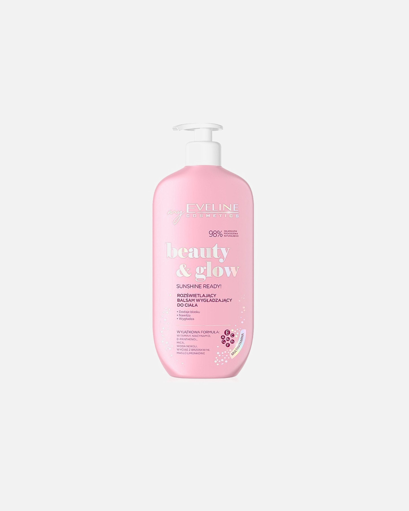 Lozione corpo di Femmina Eveline Cosmetics Beauty&Glow Lozione Corpo Illuminante 350 ml