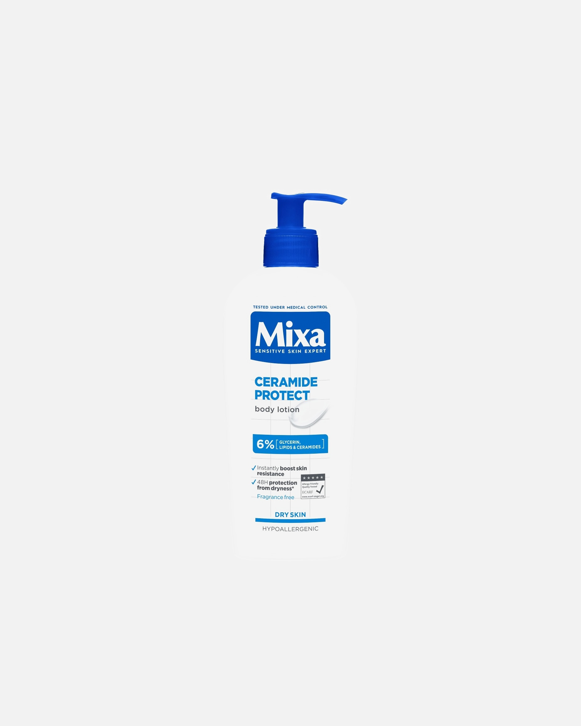 Lozione corpo di Unisex Mixa Ceramide Protect Lozione idratante rinforzante 250 ml