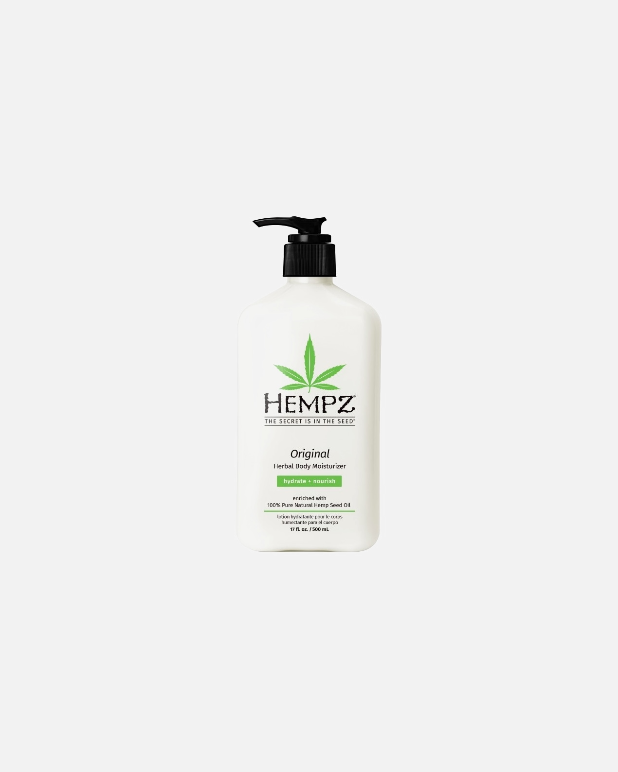 Lozione corpo di Unisex HEMPZ Default Brand Line Mini Original Herbal Body Moisturizer 500 ml
