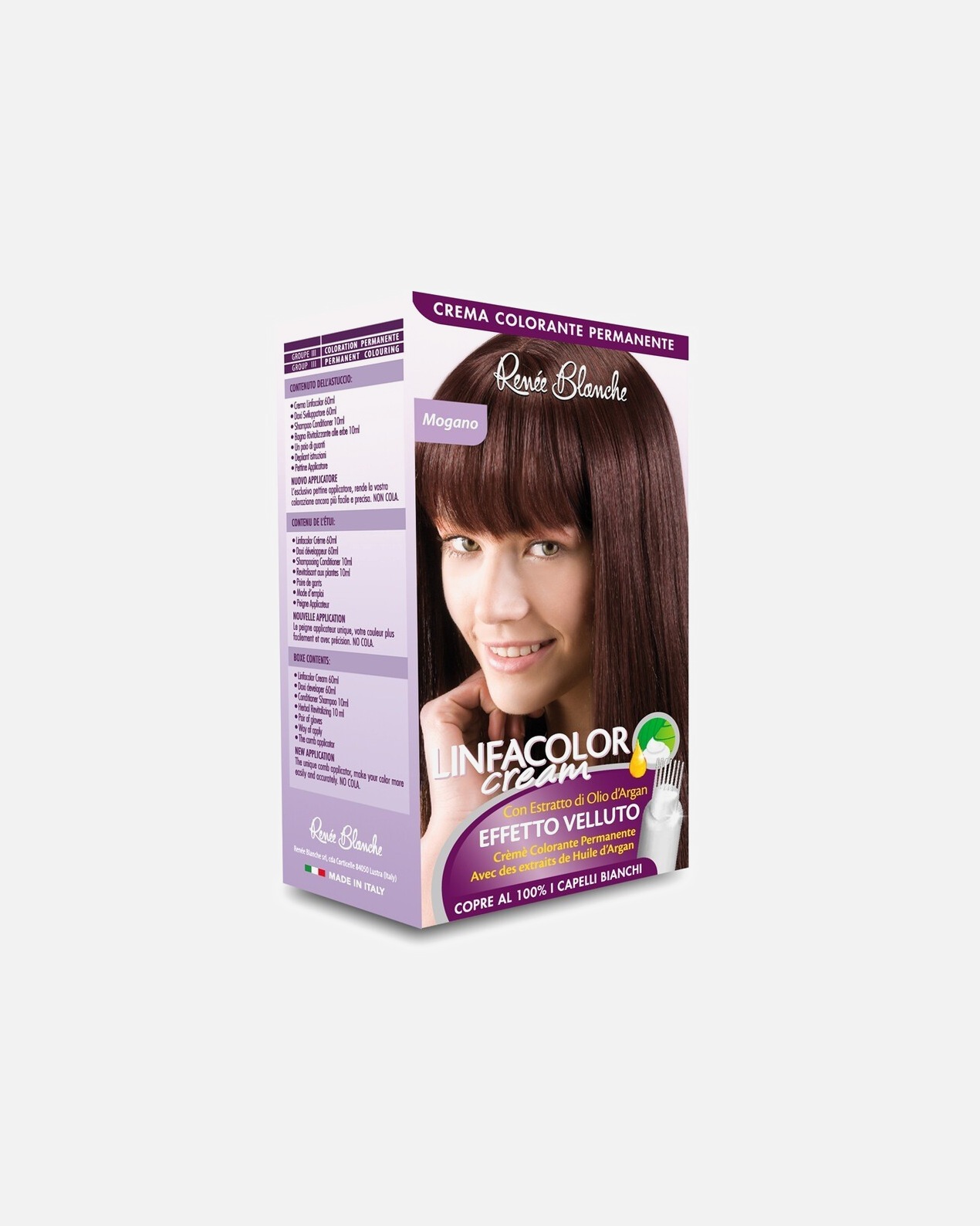 Colorazione capelli di Femmina Renée Blanche LINFA COLOR 5.5 MOGANO