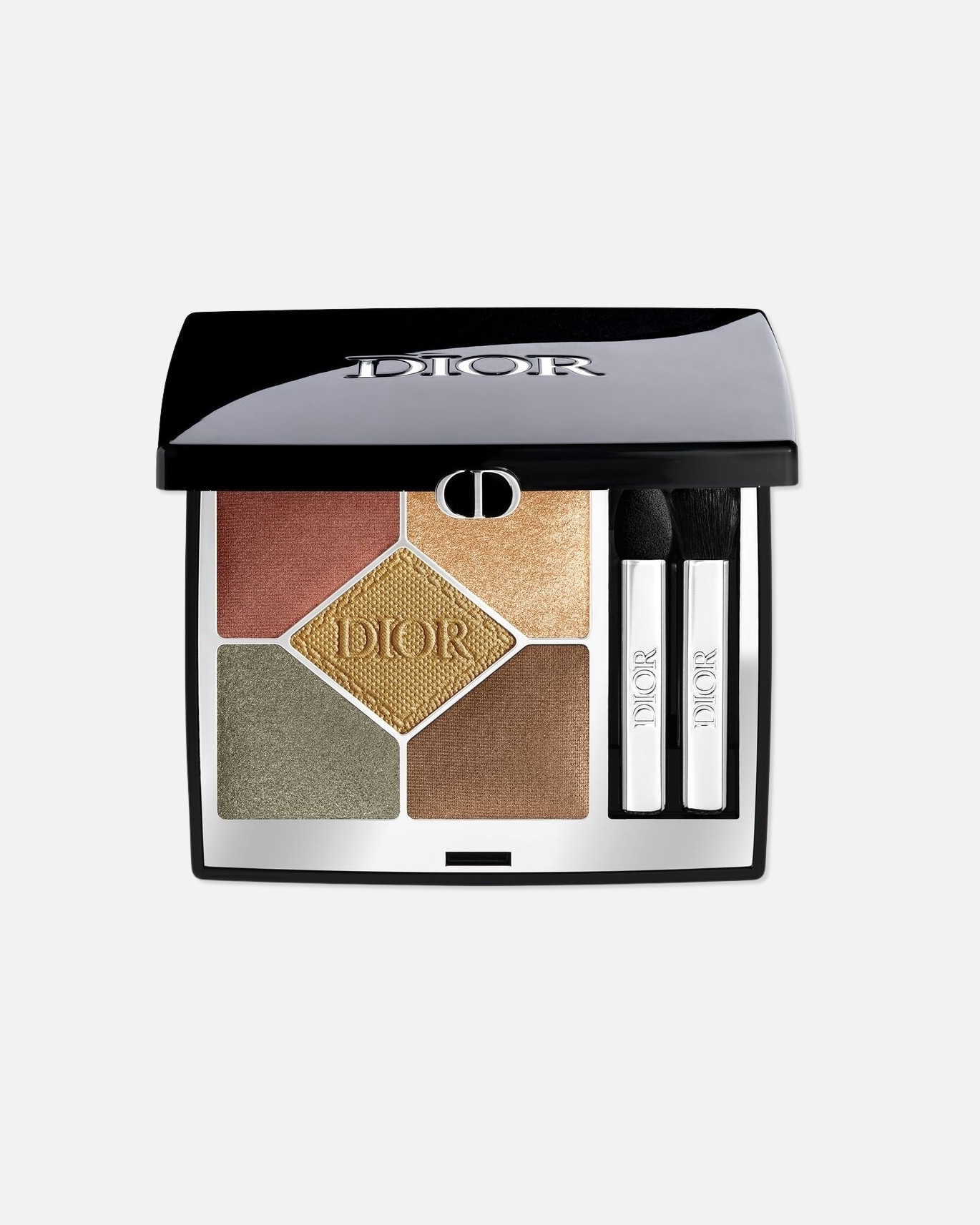 Ombretto di Unisex DIOR Diorshow 5 Couleurs Palette occhi – texture cremosa – lunga tenuta e comfort 343 Khaki