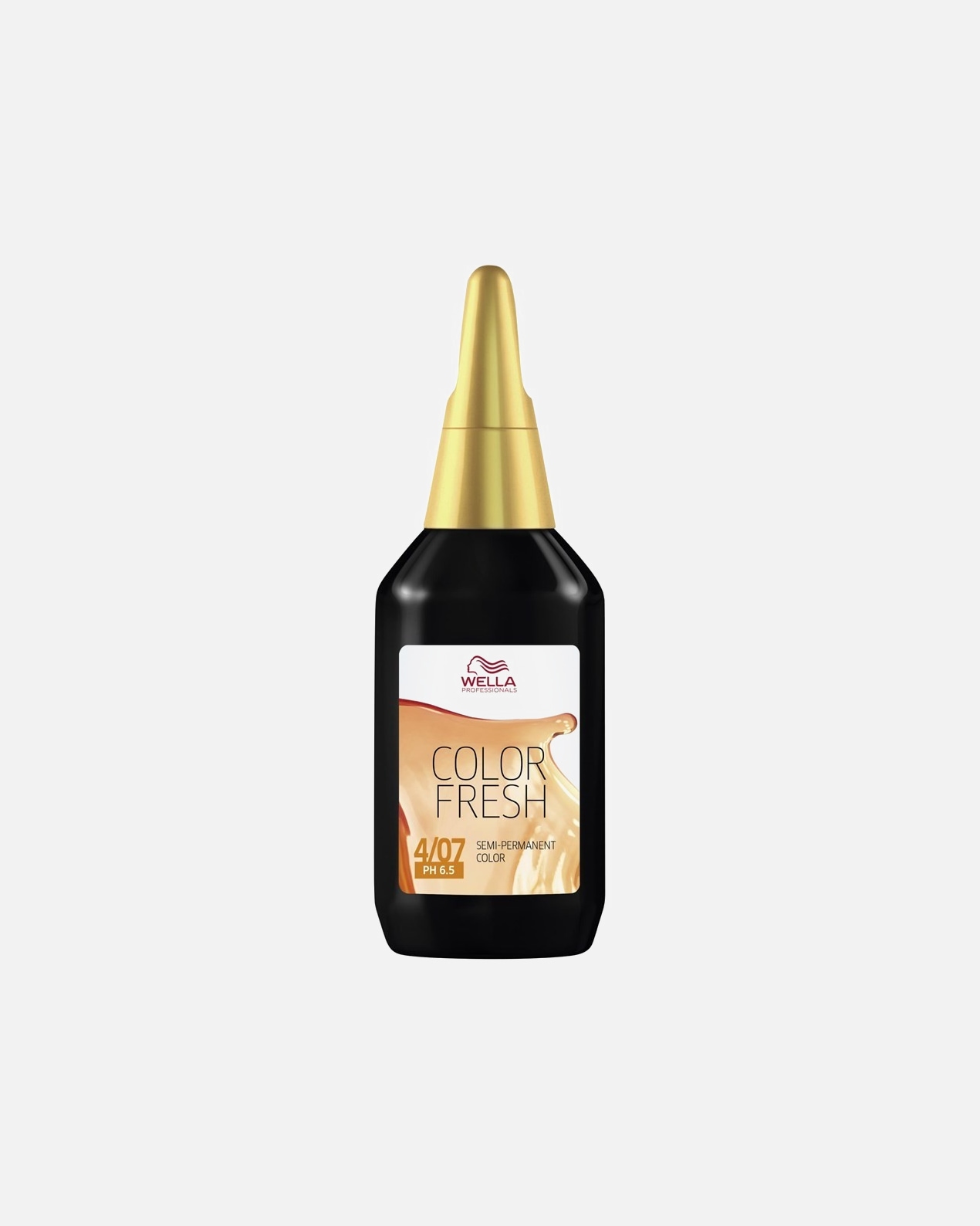 Tinta Capelli di Unisex WELLA PROFESSIONALS Color Fresh Semi-Permanent Color N. 4/07 Marrone medio naturaleBraun