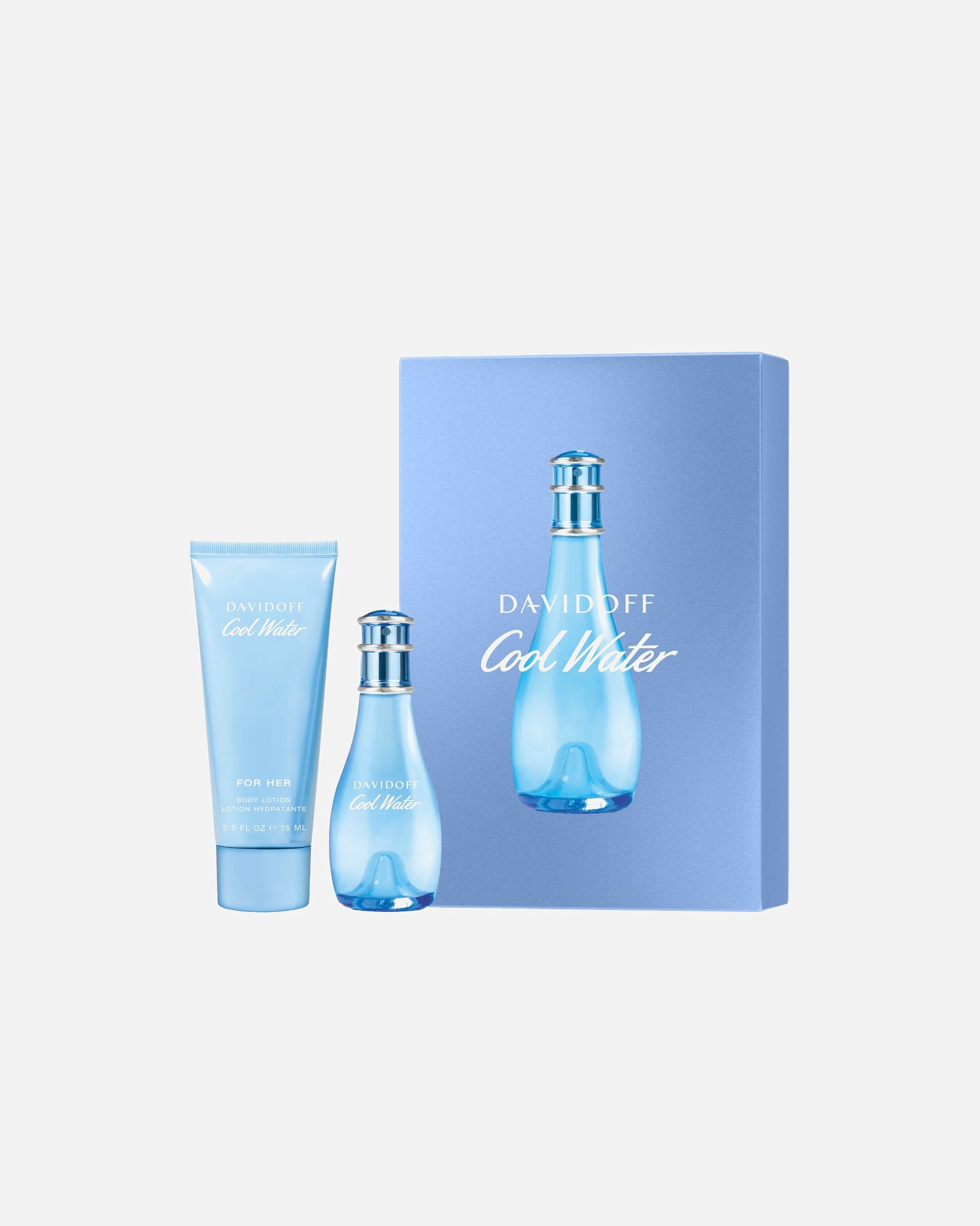Set di fragranze di Femmina Davidoff Cool Water Woman Gift Set for Her 1 pz.