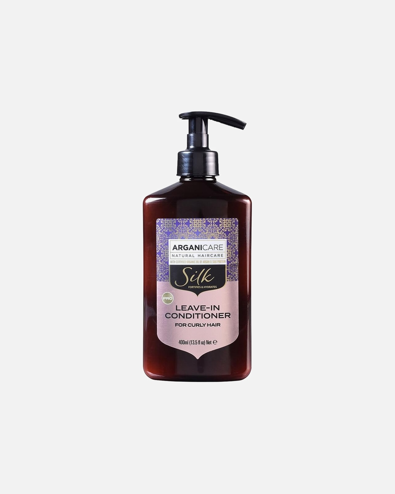 Balsamo capelli di Unisex Arganicare Trattamento leave-in con proteine della seta - capelli ricci. 400 ml