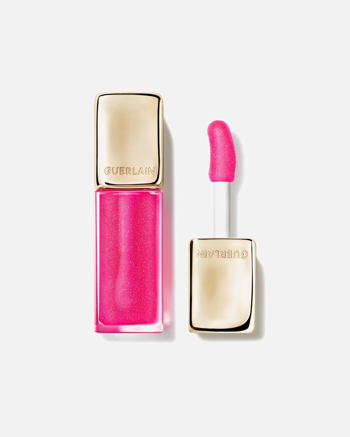 Olio per le labbra di Femmina Guerlain KissKiss Bee Glow Oil Olio labbra colorato al miele 92% di origine naturale SPOTLIGHT