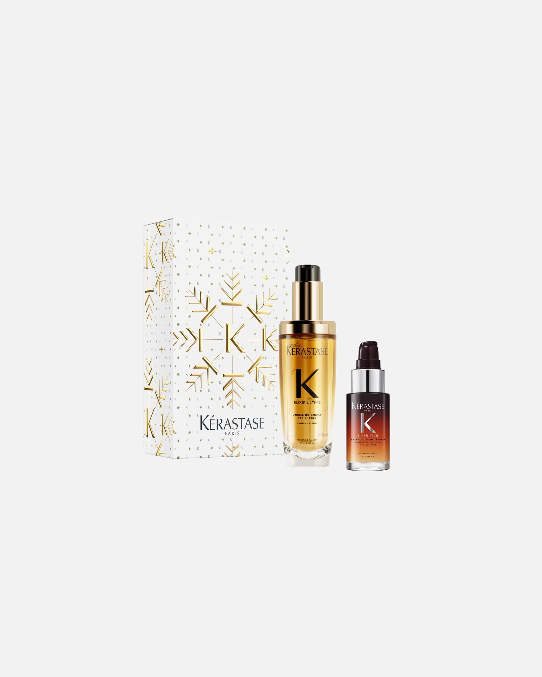 Set cura dei capelli di Unisex KÉRASTASE Elixir Ultime Hour Duo XMas 1 pezzo