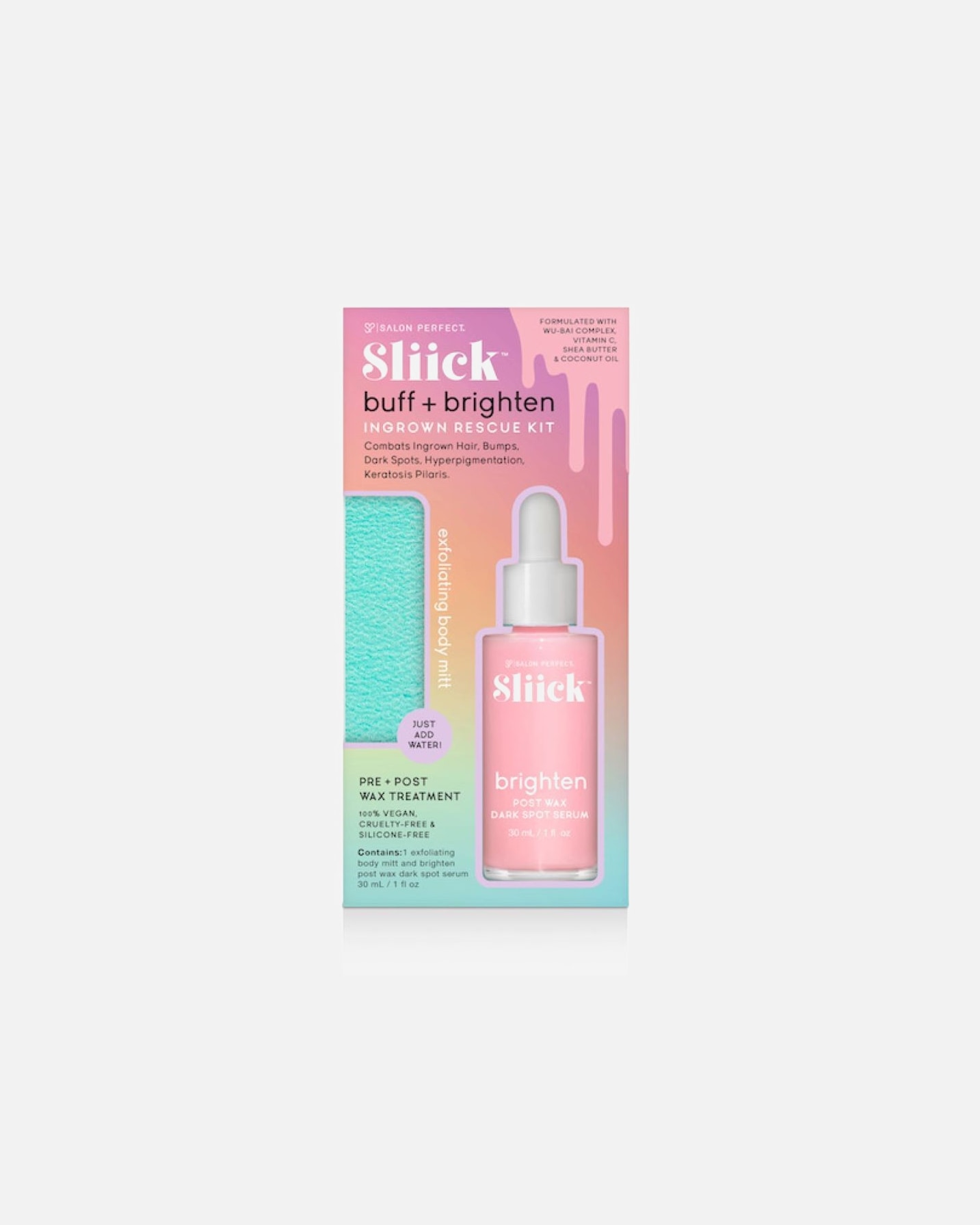 Peeling corpo di Unisex Sliick Default Brand Line BUFF & BRIGHTEN KIT 30 ml