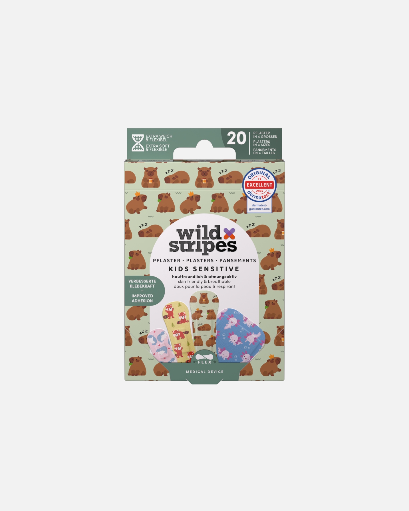 Patch di Unisex Wild Stripes Default Brand Line Kids Viral Cuties Plasters - cerotti per bambini 1 pezzo