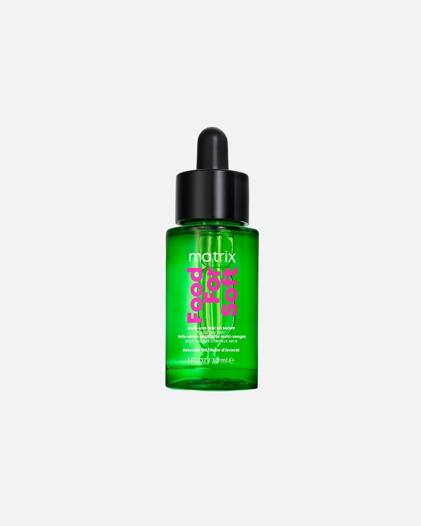 Olio capelli di Unisex Matrix Food For Soft Olio Multi-Uso Idratante, Per Capelli Secchi e Disidratati, Con Olio di Avocado Per Nutrire I Capelli 30 ml