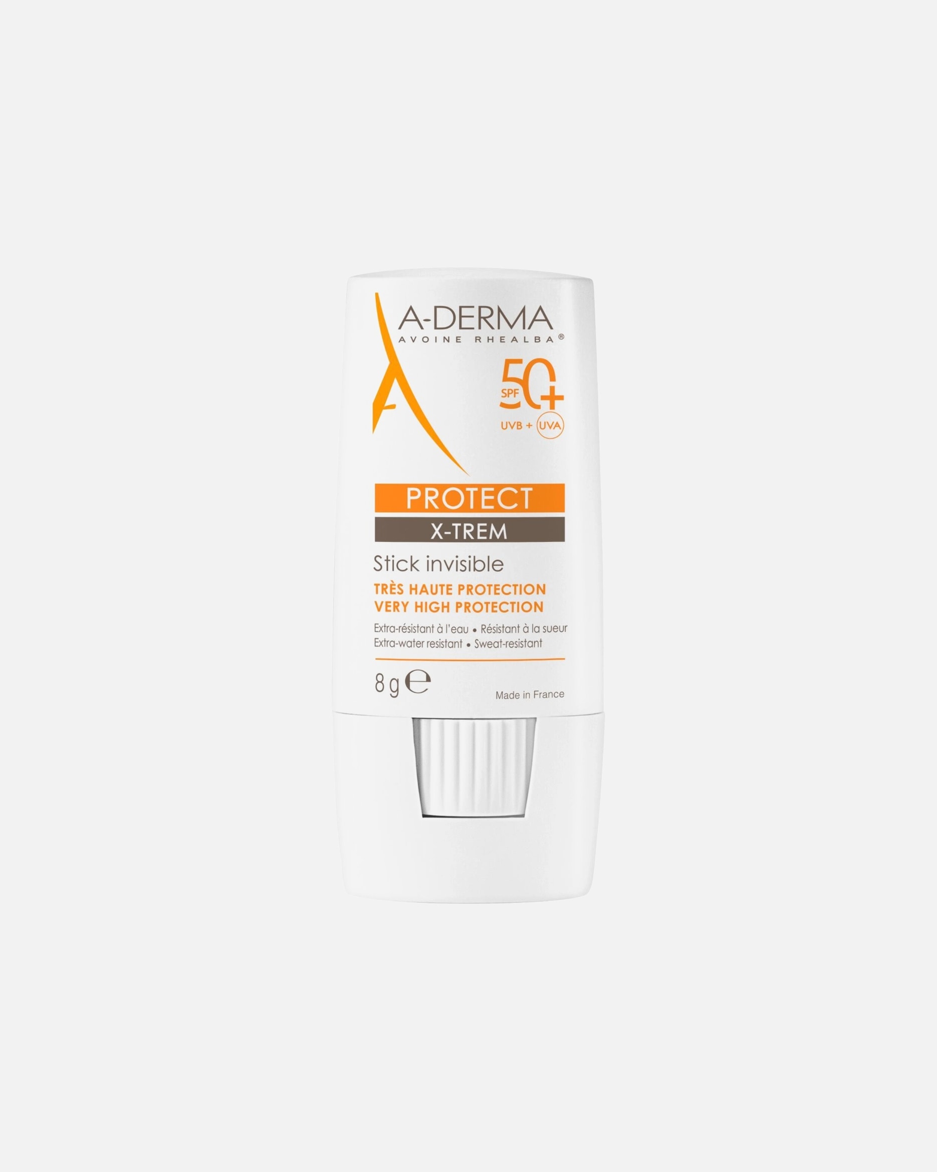 Crema solare di Unisex A-DERMA PROTECT X-TREM STICK INVISIBLE 50+ 8 g