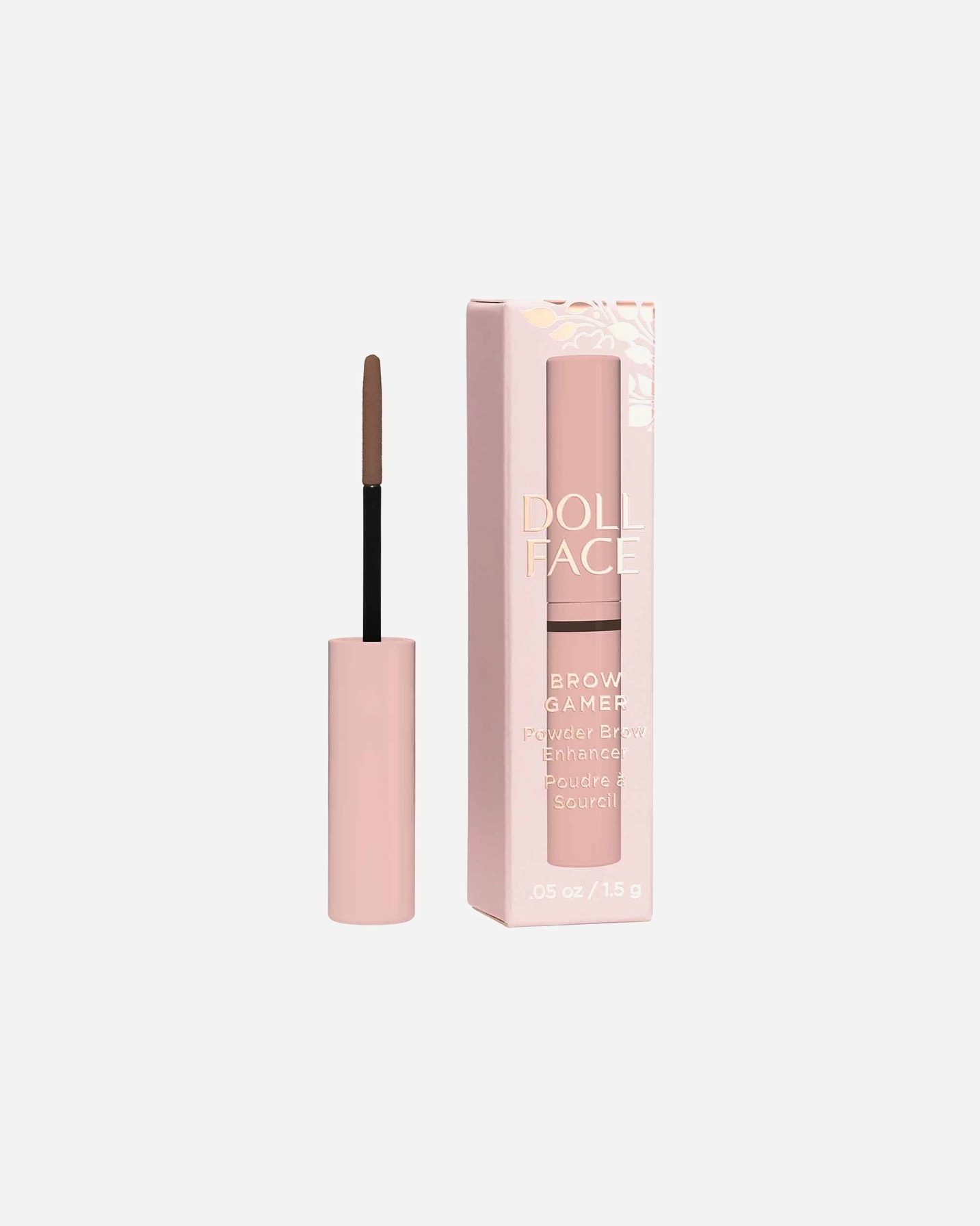 Polvere sopracciglia di Unisex Doll Face Brow Gamer Powder Brow Builder Deep Brown