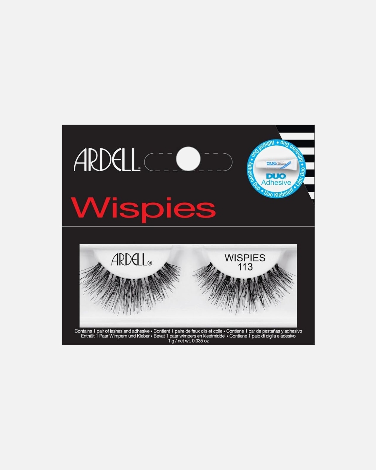 Ciglia finte di Unisex Ardell Fashion Lashes Natural 113 Wispies 1 pz
