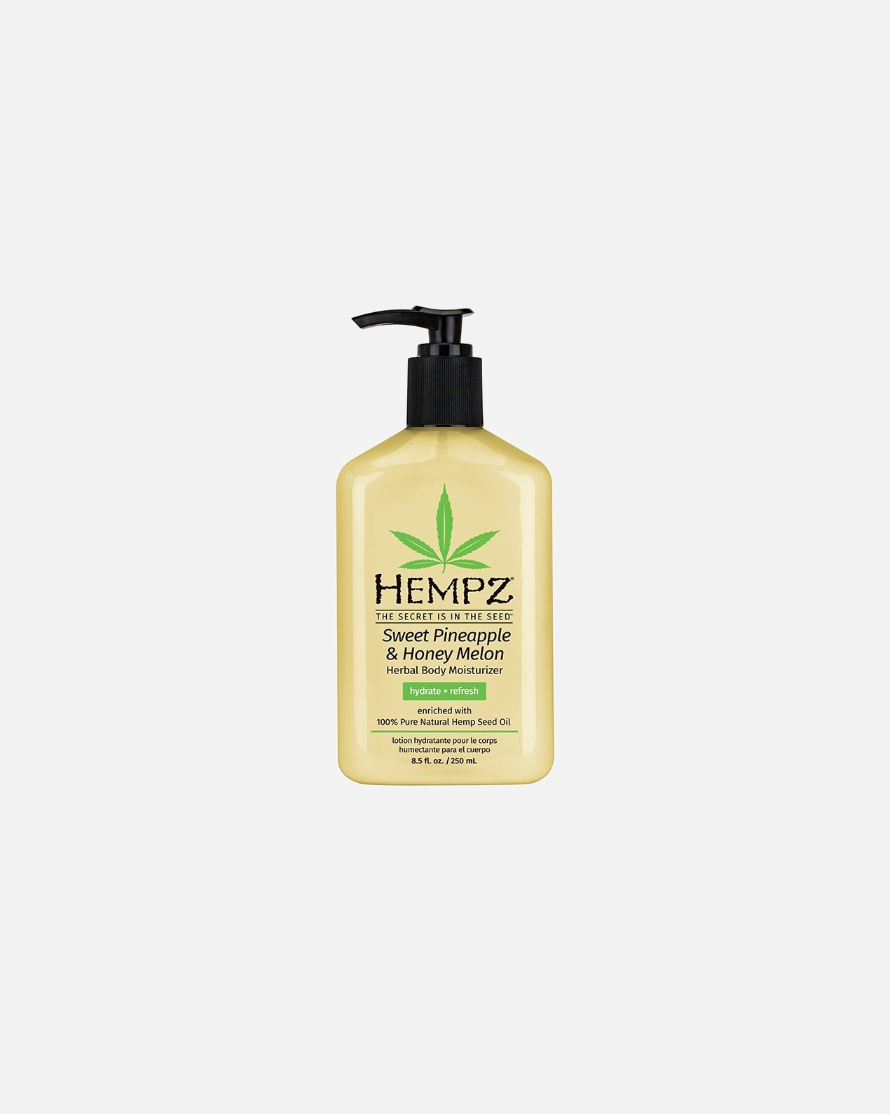Siero Idratante di Unisex HEMPZ Default Brand Line Mini Sweet Pineapple & Honey Melon Herbal Body Moisturizer 250 ml