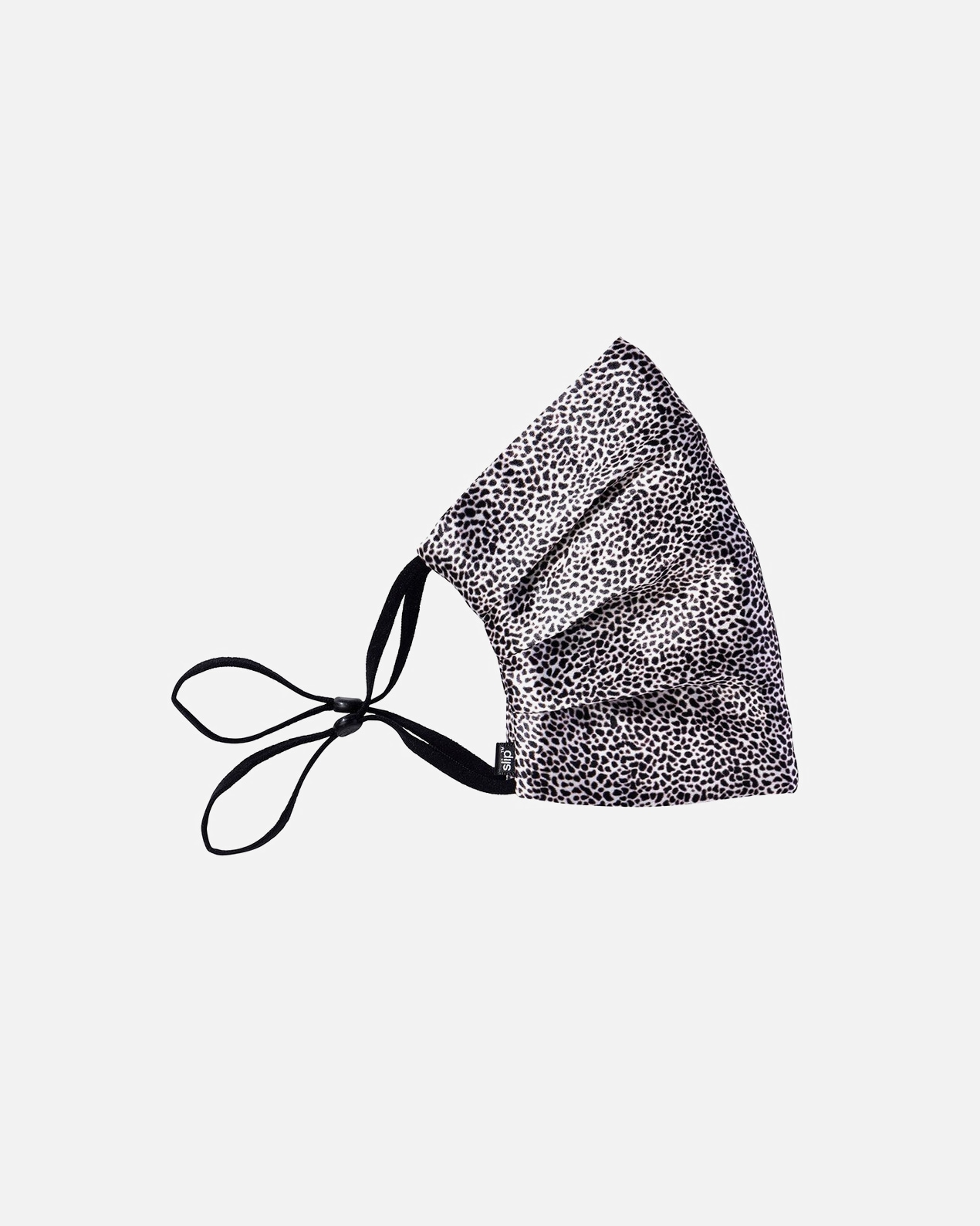 Mouth and Nose Protection di Unisex Slip Pure Silk Face Cover Black leopardo