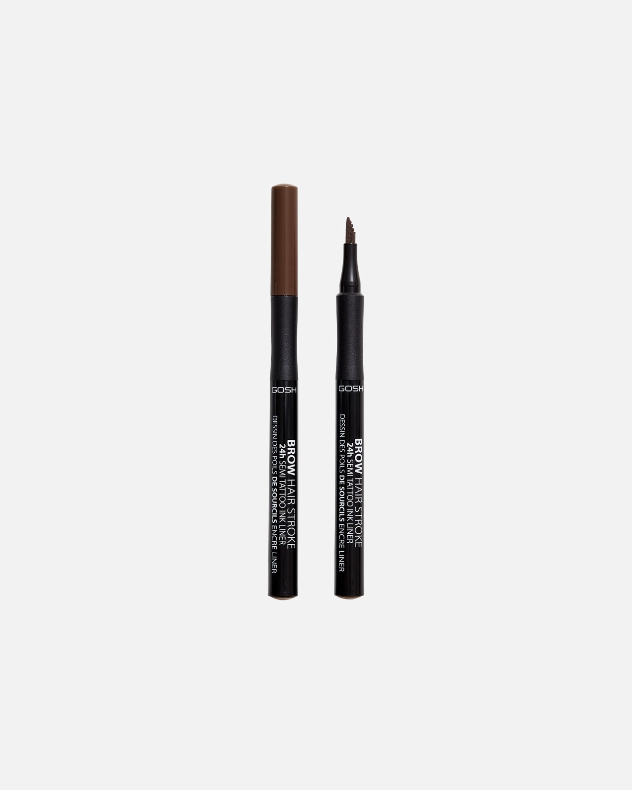 Matita sopracciglia di Unisex Gosh Copenhagen Brow Hair Stroke 24H Semi-Tattoo 003 Dark Brown