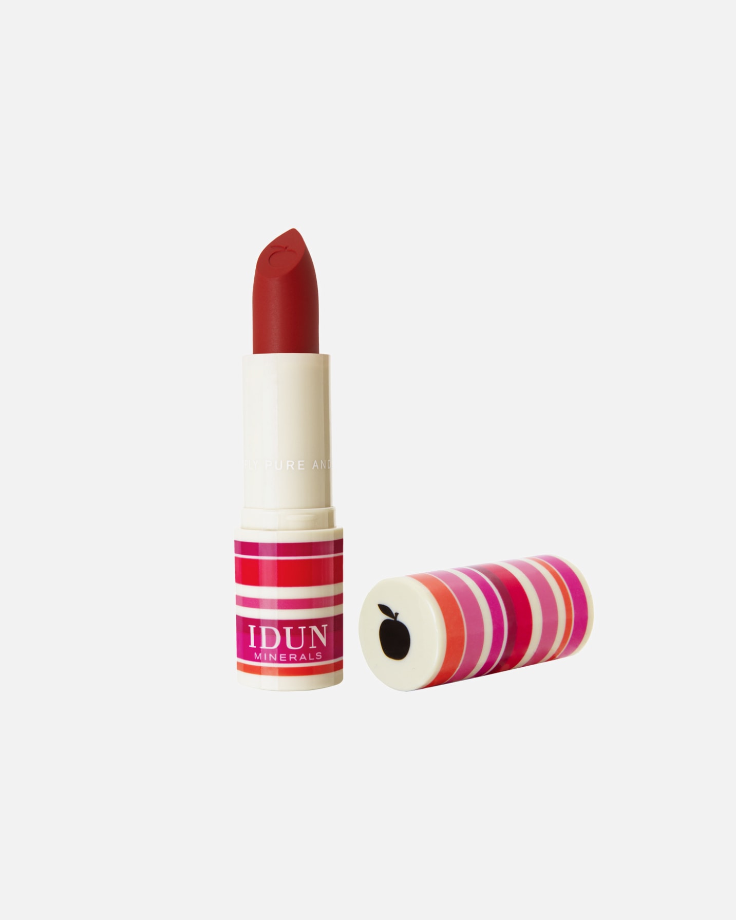 Rossetto di Unisex IDUN Minerals Matte Lipstick Jordgubb - Red