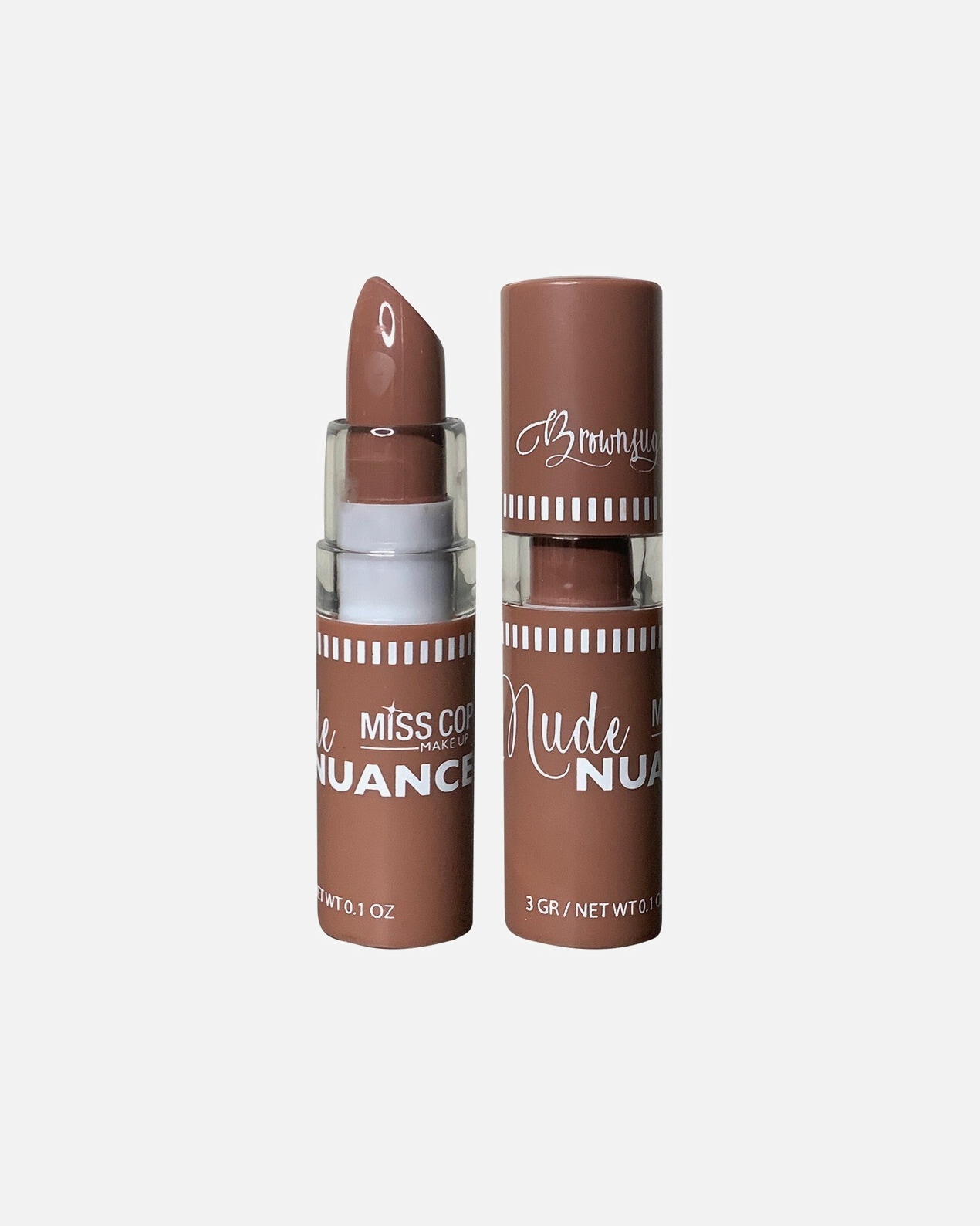 Rossetto di Unisex Miss Cop Nude Nuance BROWNSUGAR