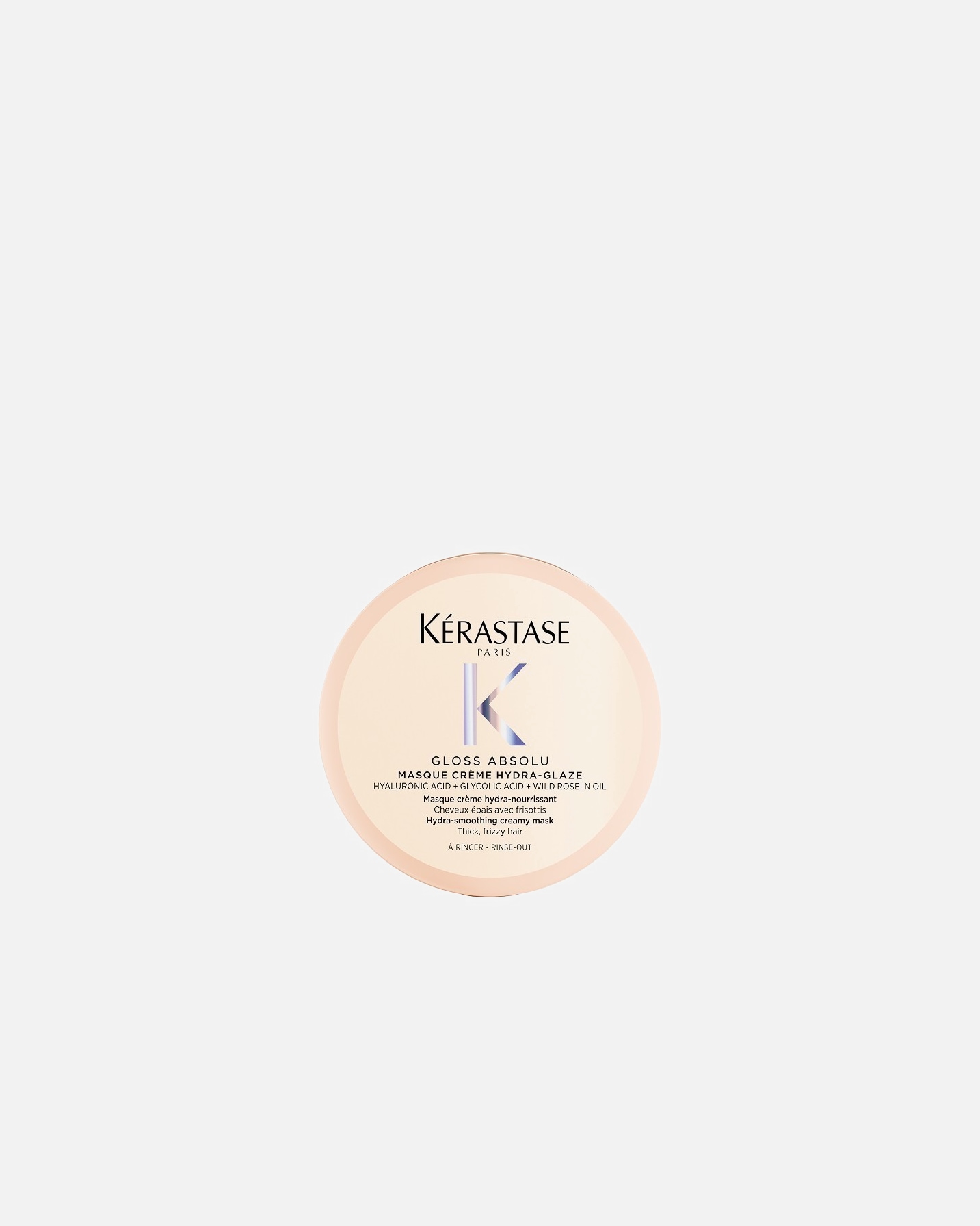 Maschera Capelli di Unisex KÉRASTASE Gloss Absolu Masque Crème Hydra-Glaze per capelli spessi e tendenti al crespo 75 ml