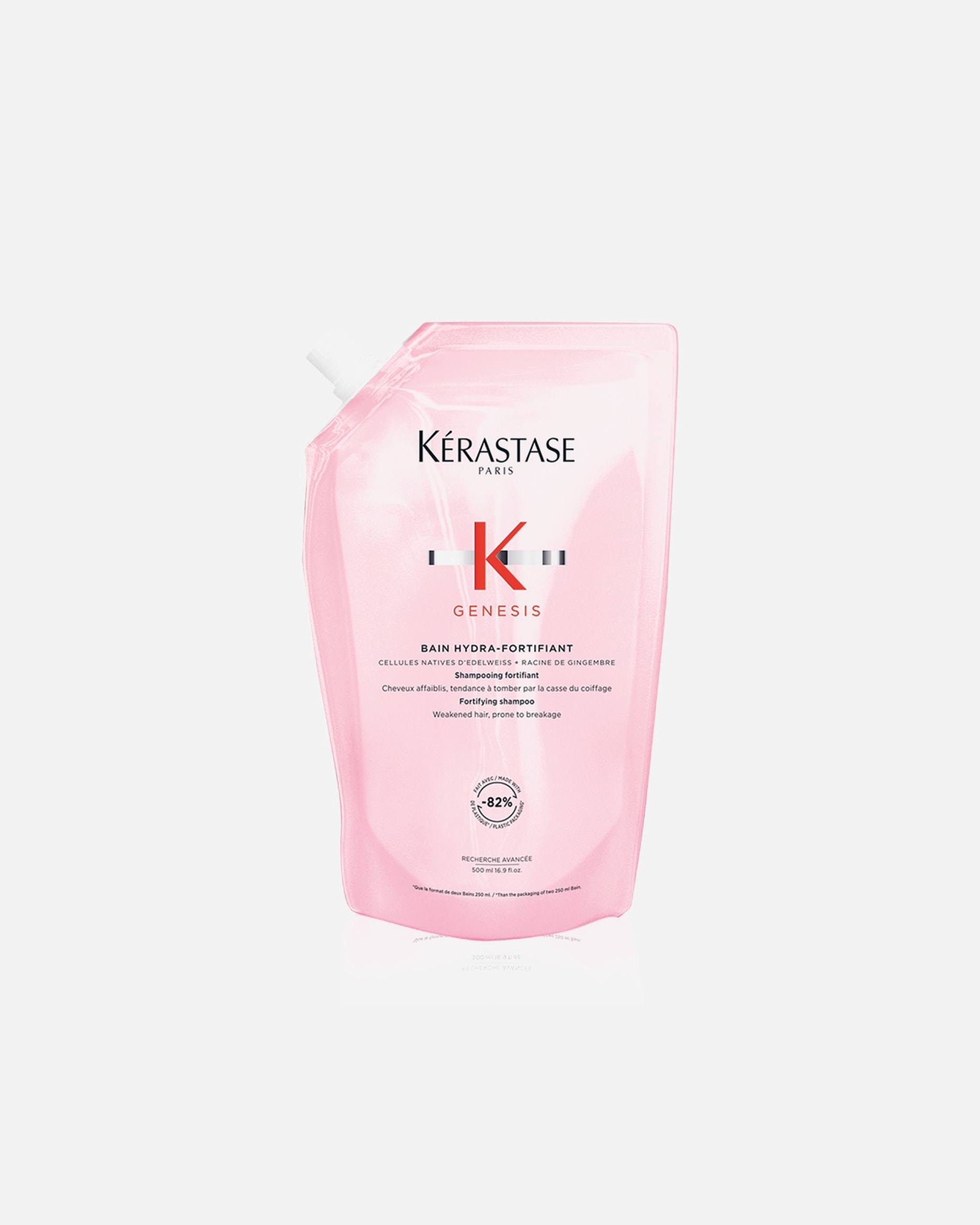 Shampoo capelli di Unisex KÉRASTASE Genesis Genesis Bain Hydra-Fortifiant shampoo per capelli indeboliti 500 ml - Refill