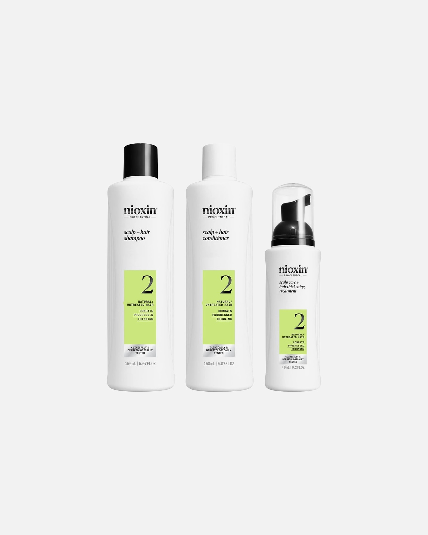 Set cura dei capelli di Unisex Nioxin Sistema 2 Kit Trifasico 1 pezzo