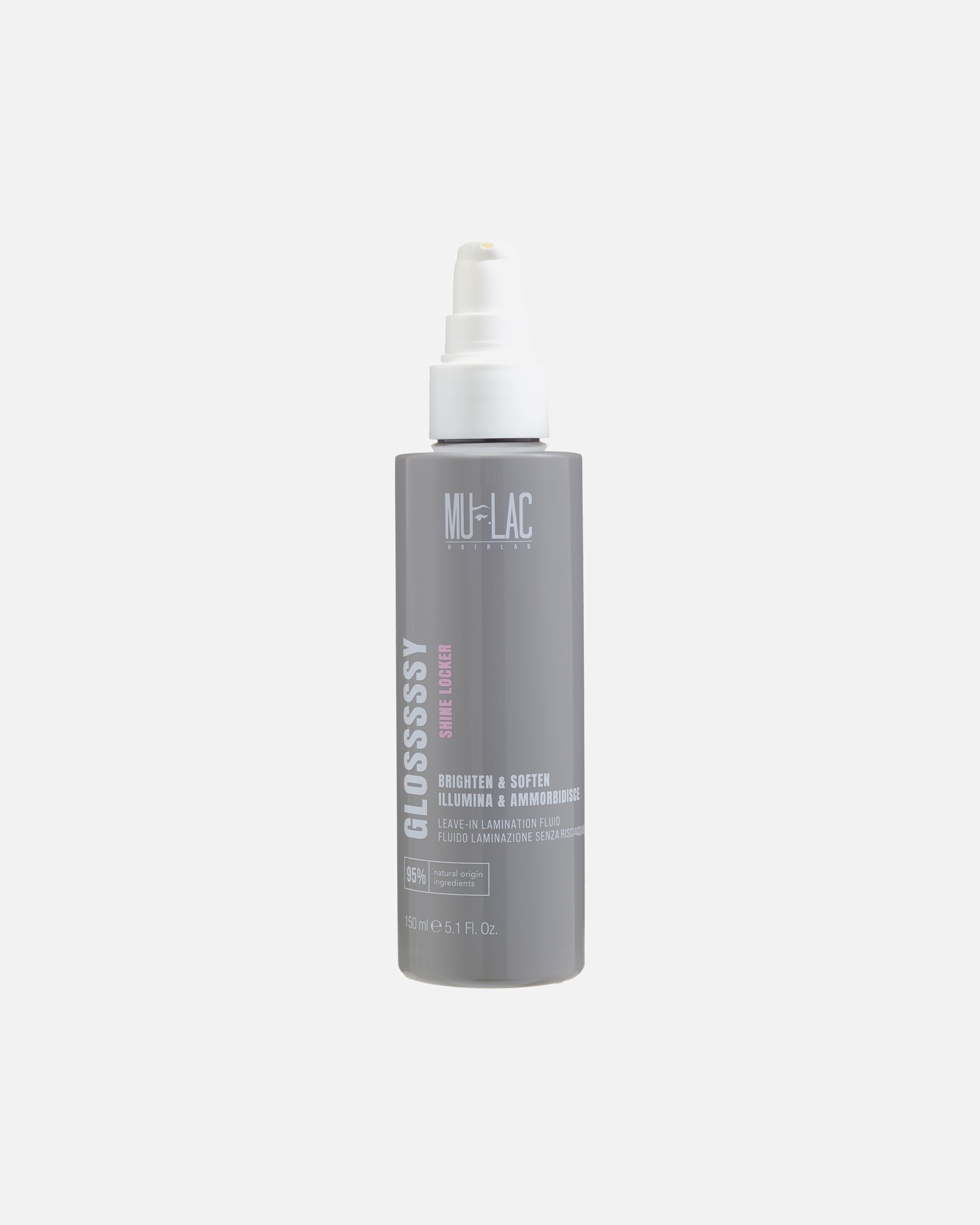 Fluido capelli di Unisex MULAC GLOSSSSSY SHINE LOCKER - FLUIDO LAMINAZIONE SENZA RISCIACQUO 150 ml
