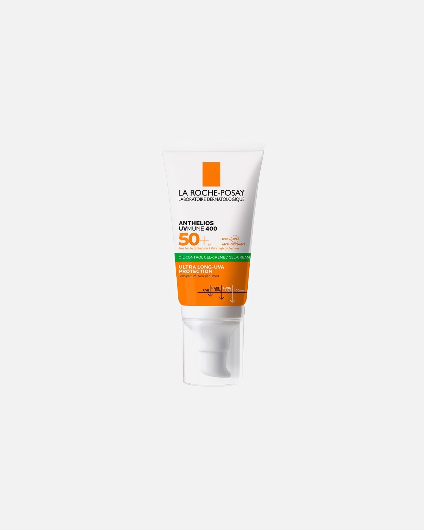 Crema solare di Unisex La Roche Posay Protezione solare Anthelios UVMUNE 400 Gel Crema Oil Control SPF 50+ Senza Profumo 50 ml