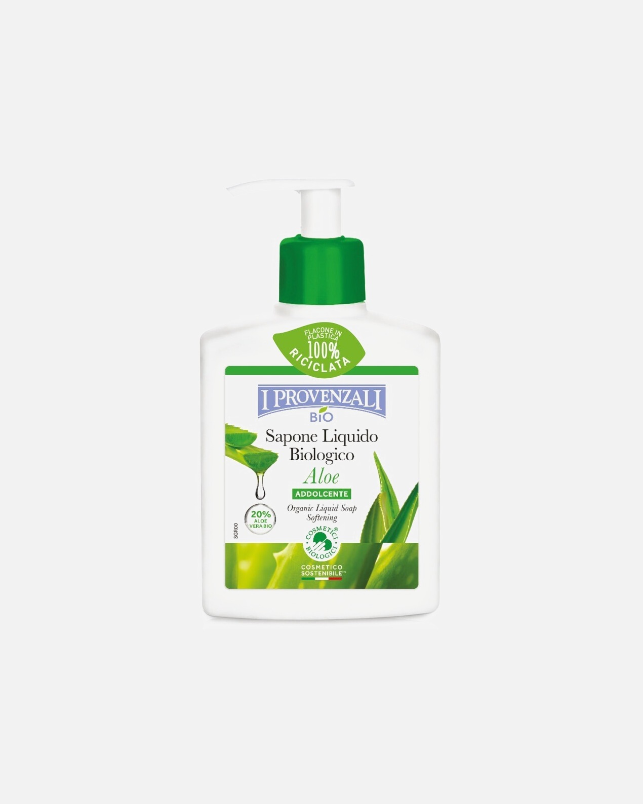 Sapone per le mani di Unisex I Provenzali Aloe Bio Sapone Liquido Aloe e Tea Tree Oil Bio 250 ml