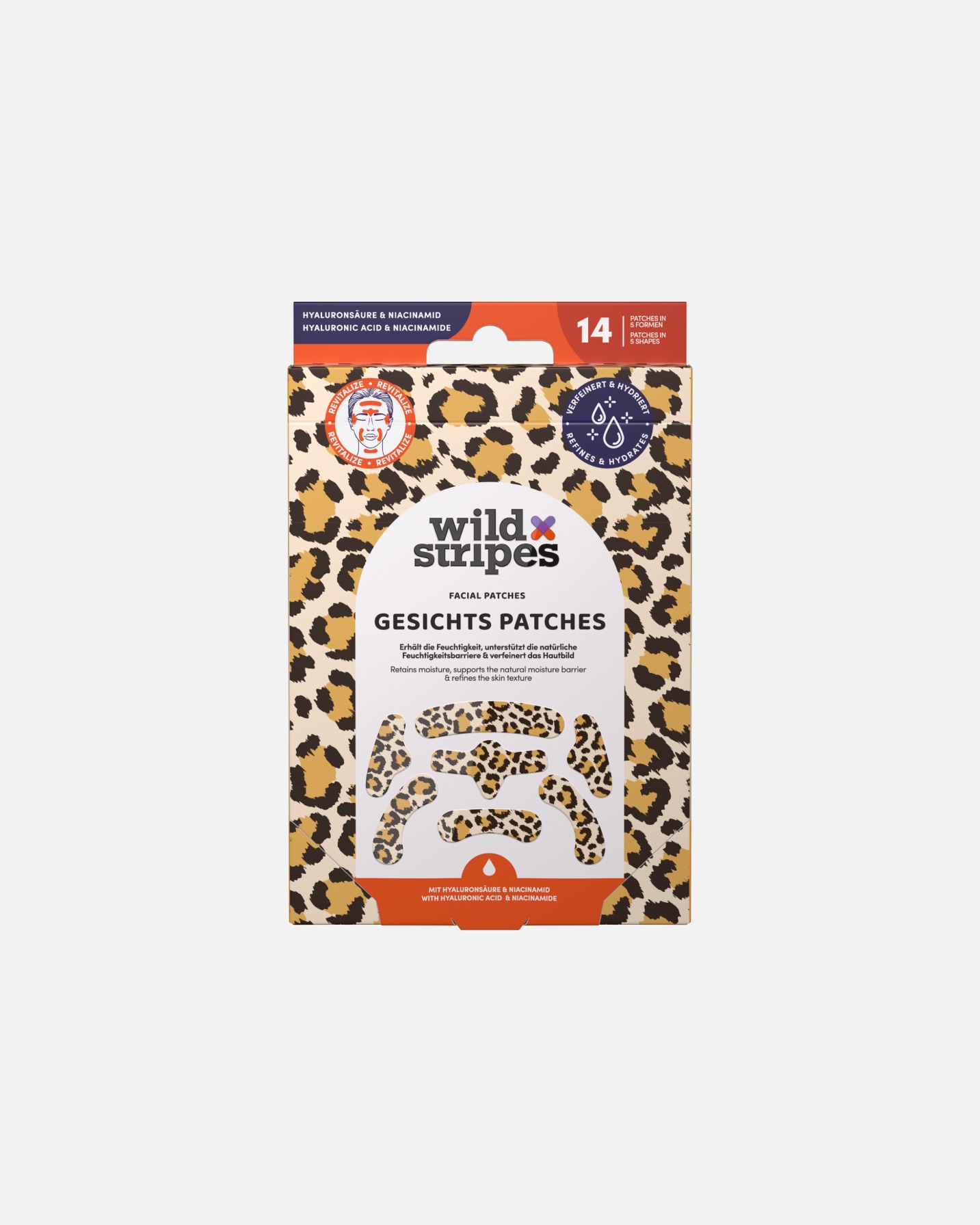 Patch di Unisex Wild Stripes Default Brand Line Facial Patches Animal Leo 1 pezzo